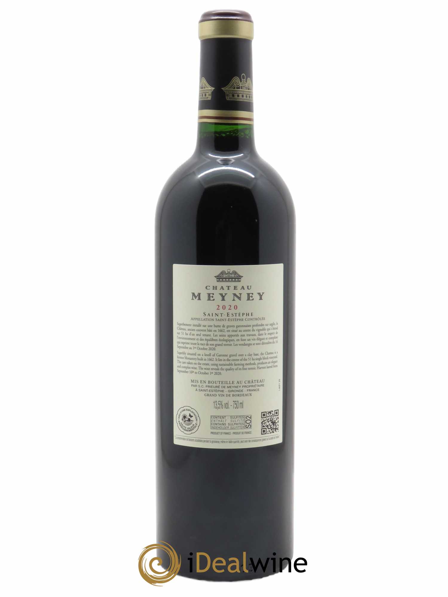 Château Meyney 2020 - Lot of 1 bottle - 1
