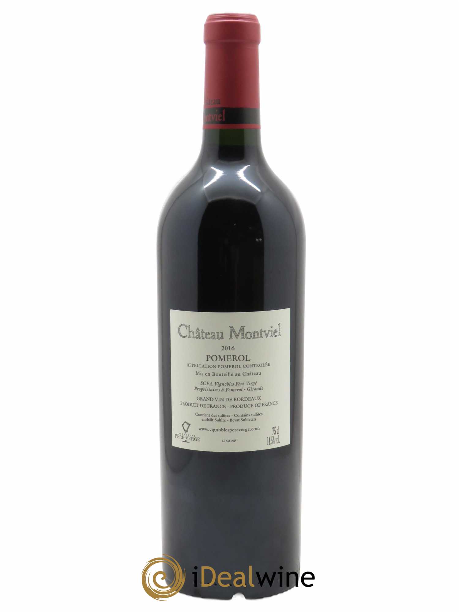 Château Montviel 2016 - Lot de 1 bouteille - 1