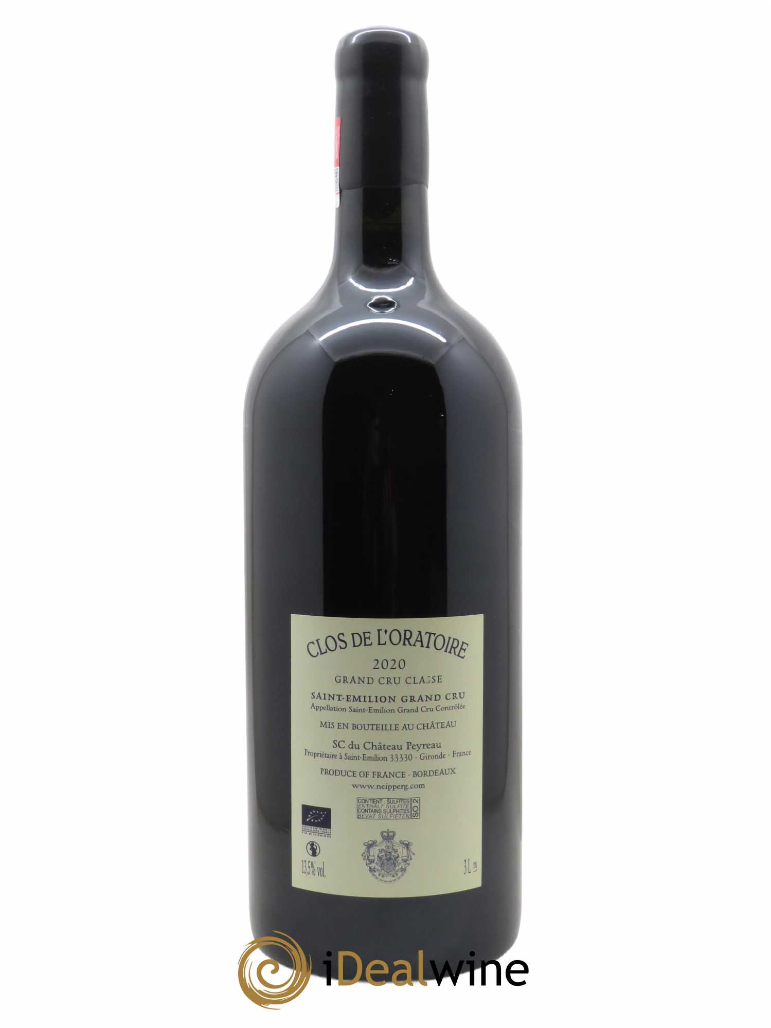 Clos de l'Oratoire Grand Cru Classé 2020 - Lot of 1 double magnum - 2