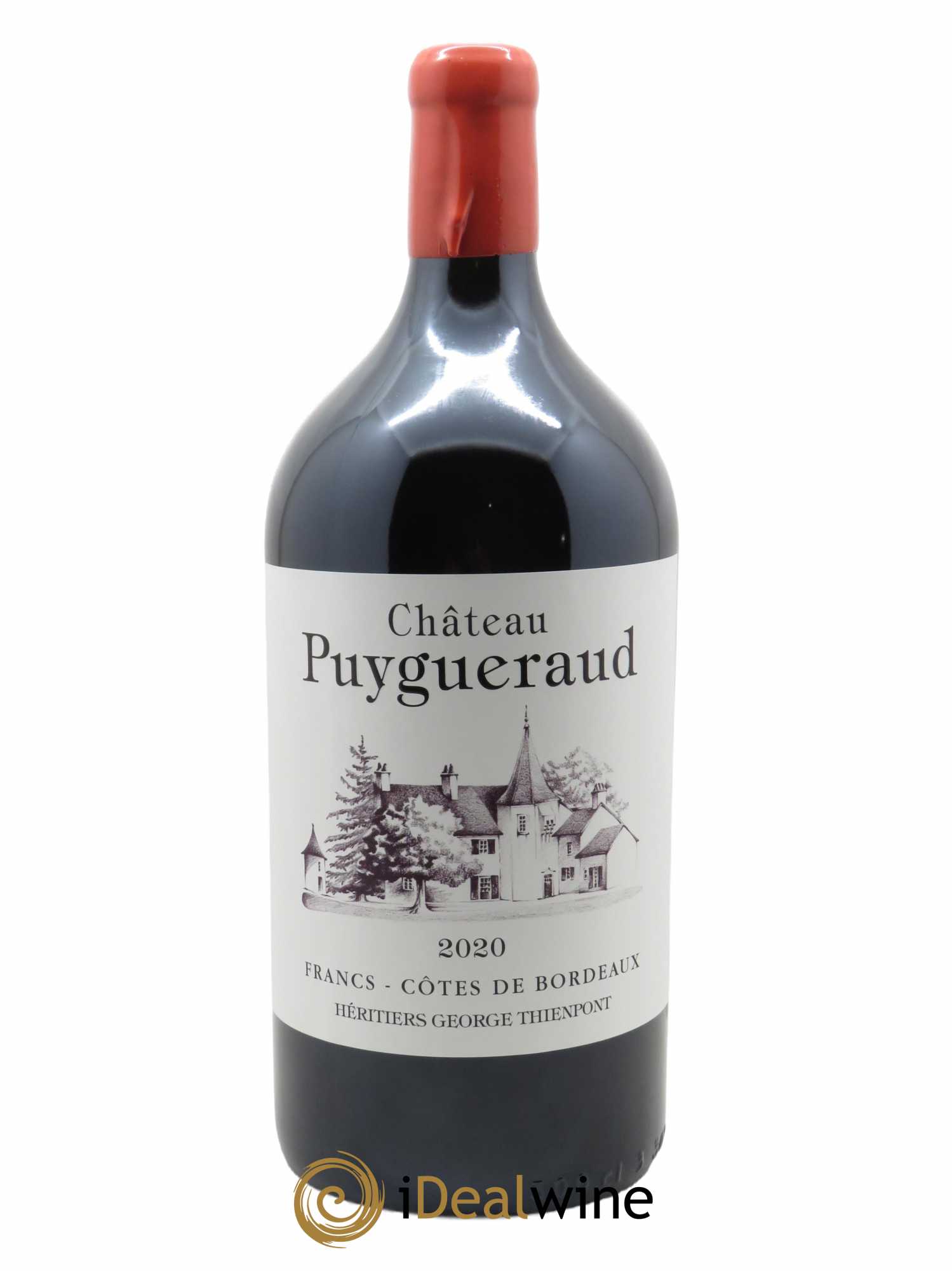 Château Puygueraud 2020 - Lot of 1 double magnum - 1