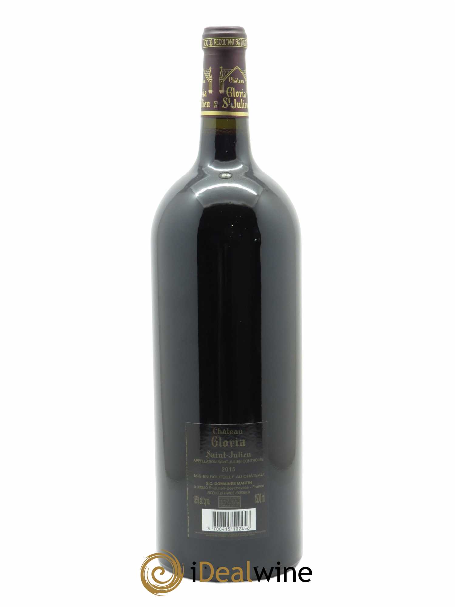 Château Gloria (OWC if 6 mgs) 2015 - Lot of 1 magnum - 1