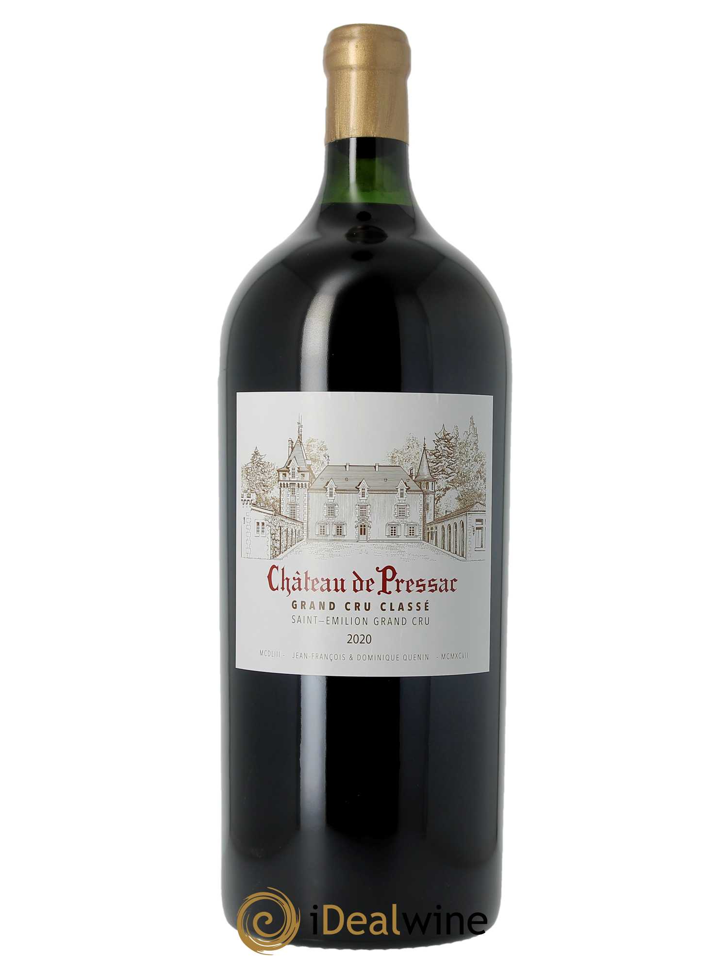 Château de Pressac Grand Cru Classé  2020 - Lot of 1 imperiale - 1