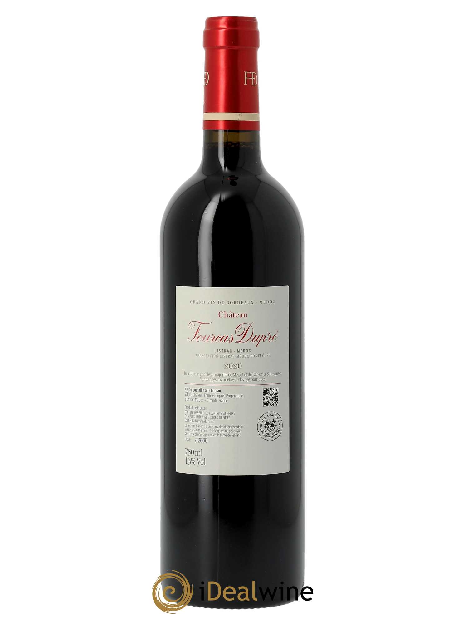 Château Fourcas Dupré 2020 - Lot of 1 bottle - 1