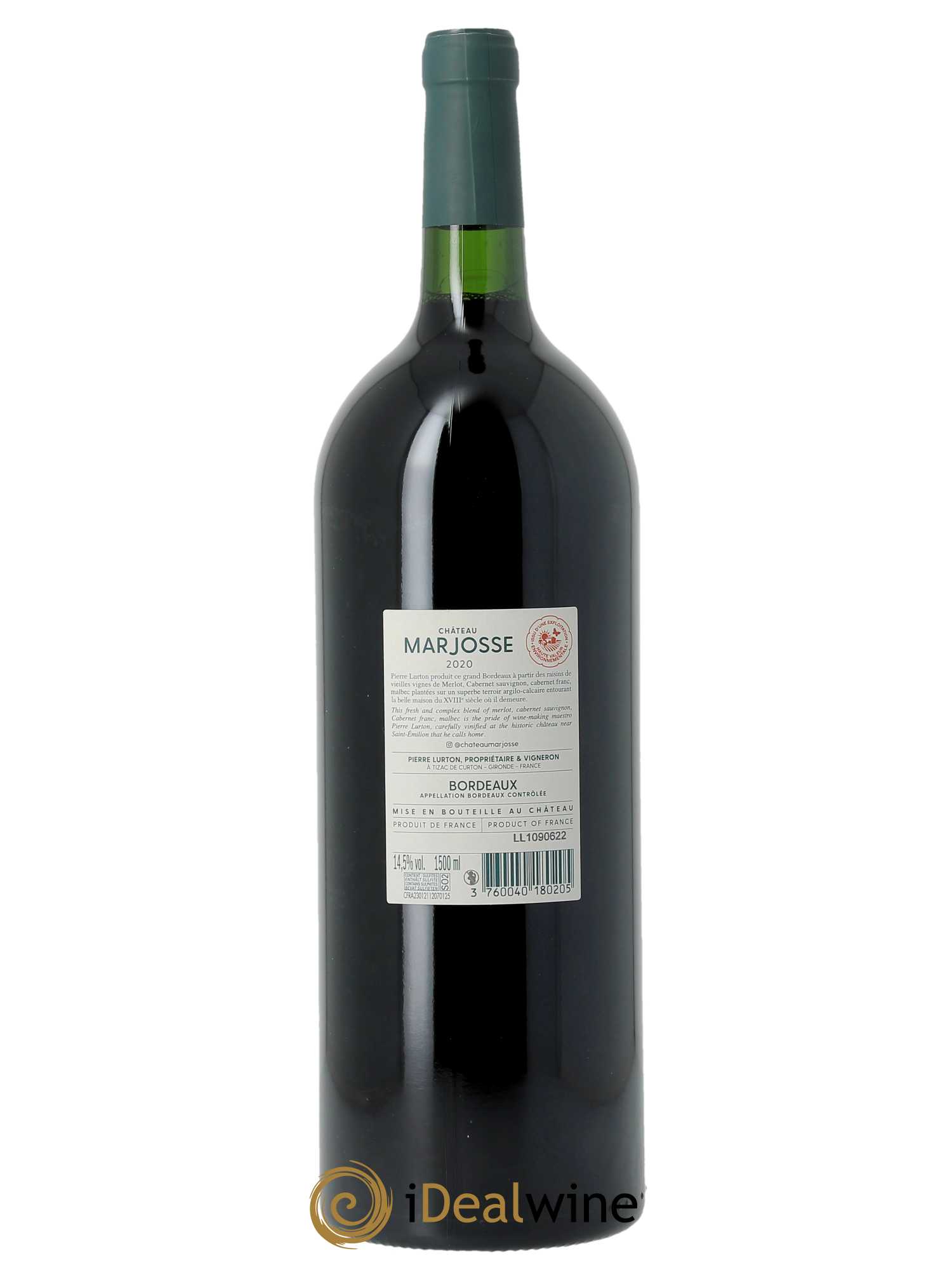 Château Marjosse 2020 - Lot of 1 magnum - 1