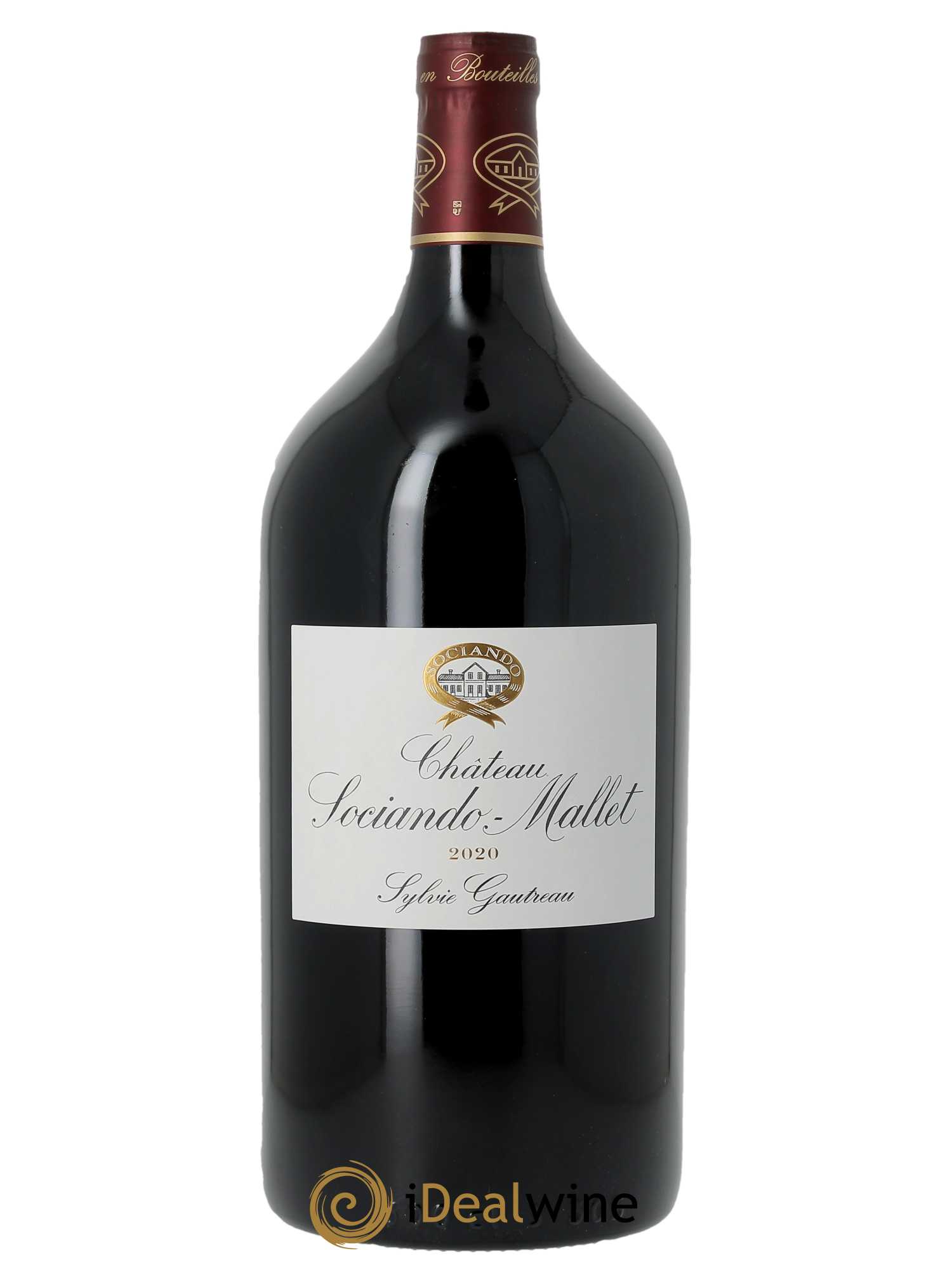Château Sociando Mallet 2020 - Lot of 1 double magnum - 1