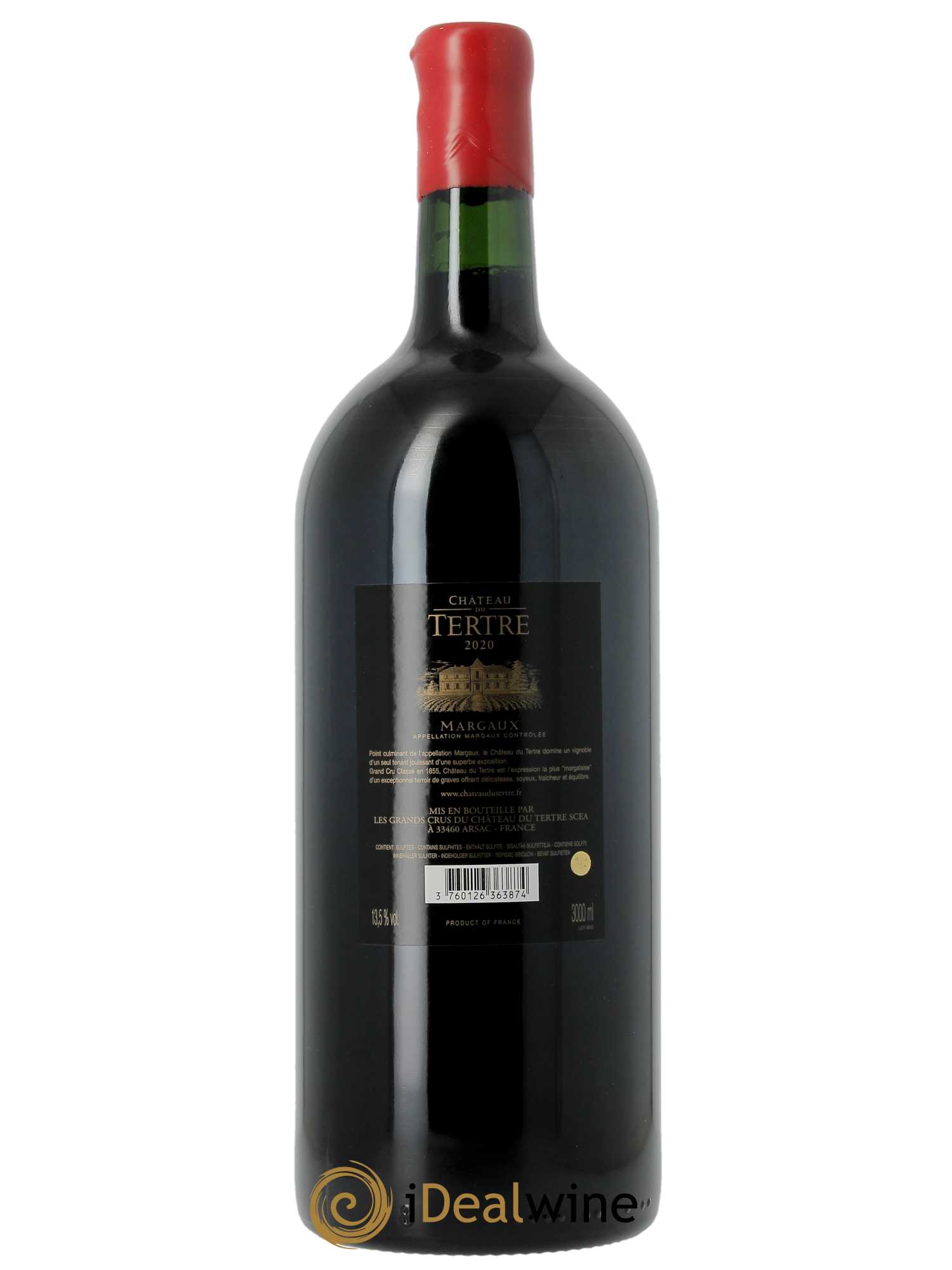 Château du Tertre 5ème Grand Cru Classé  2020 - Lotto di 1 jéroboam - 2