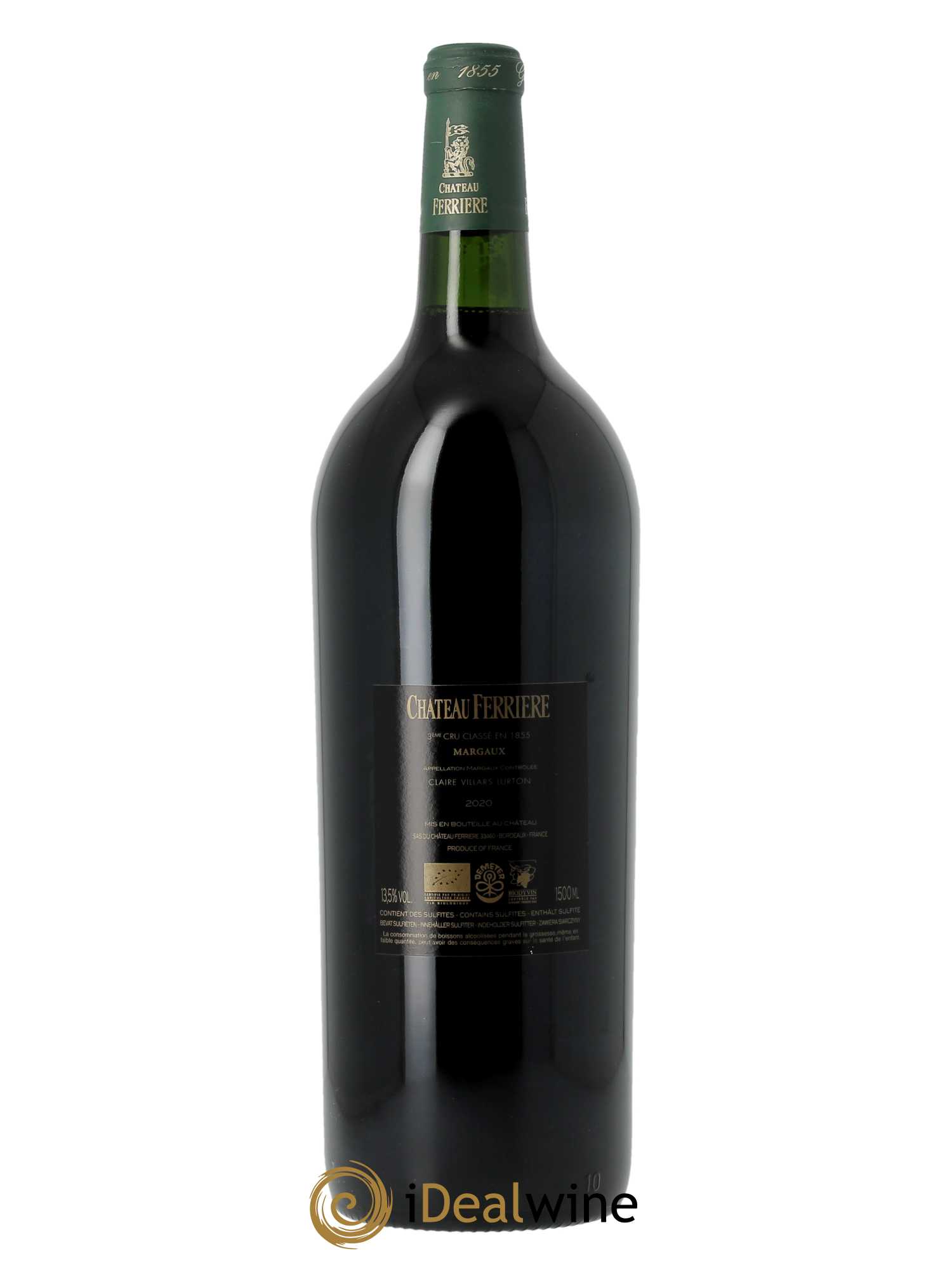 Château Ferrière 3ème Grand Cru Classé (OWC if 6 MG) 2020 - Lot of 1 magnum - 1