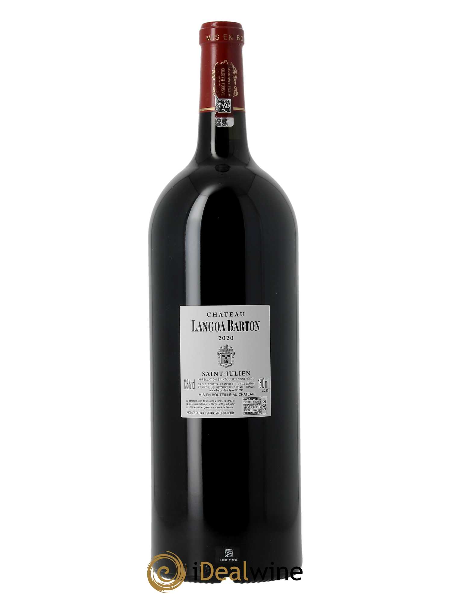 Château Langoa Barton 3ème Grand Cru Classé (OWC if 6 MG) 2020 - Lot of 1 magnum - 1