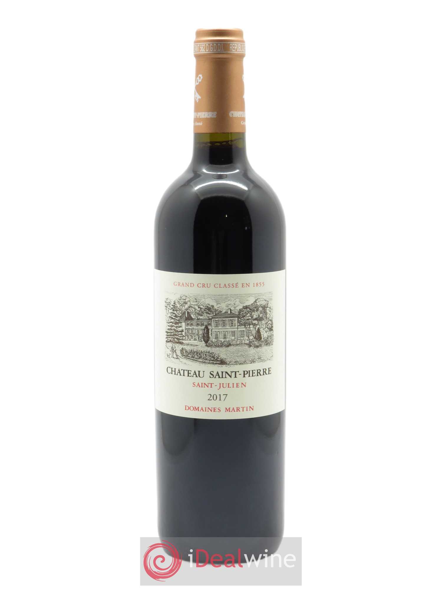 Château Saint-Pierre 4ème Grand Cru Classé 2017 - Lot de 1 bouteille - 0