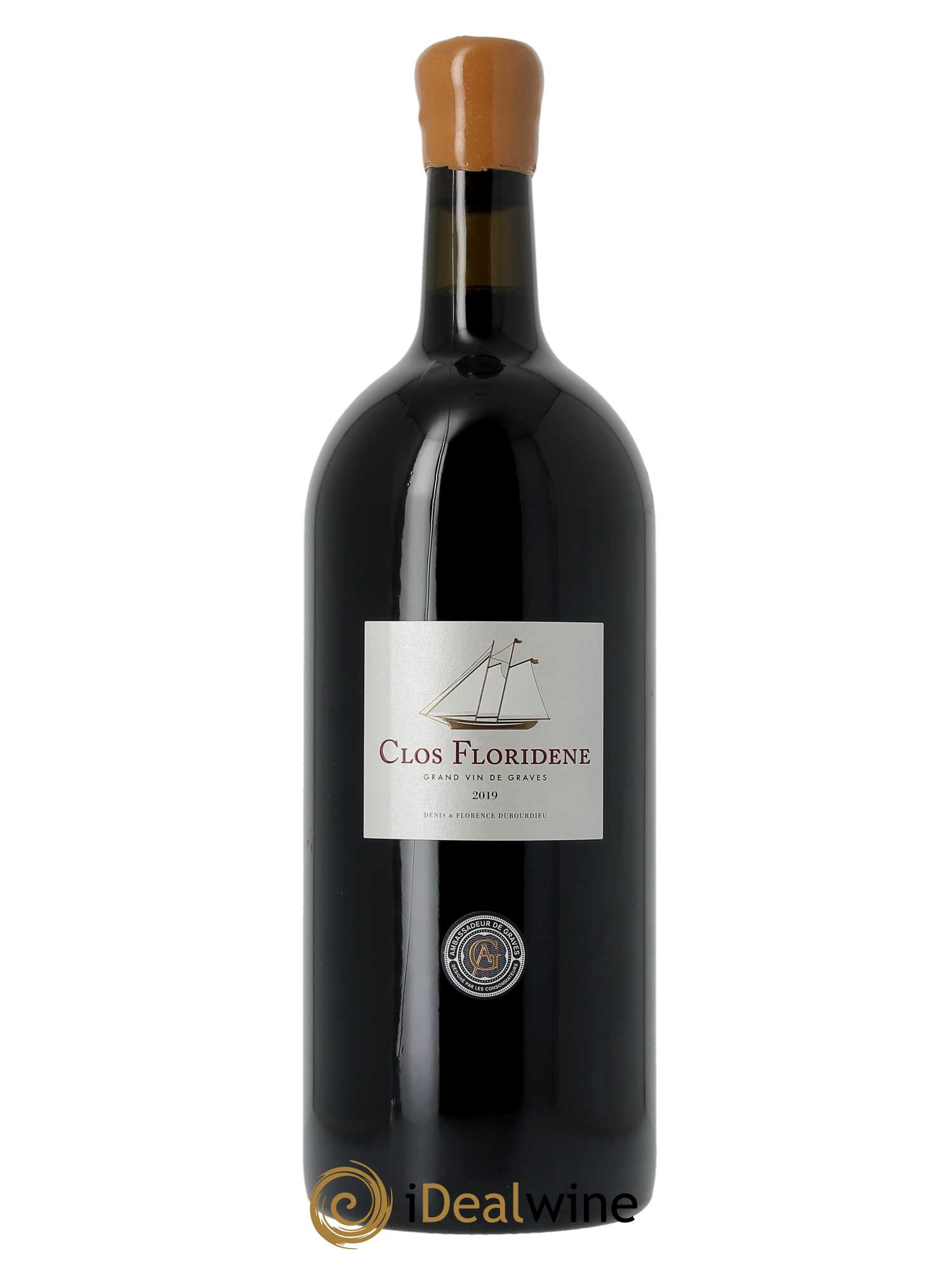 Clos Floridène 2019 - Lot of 1 double magnum - 1