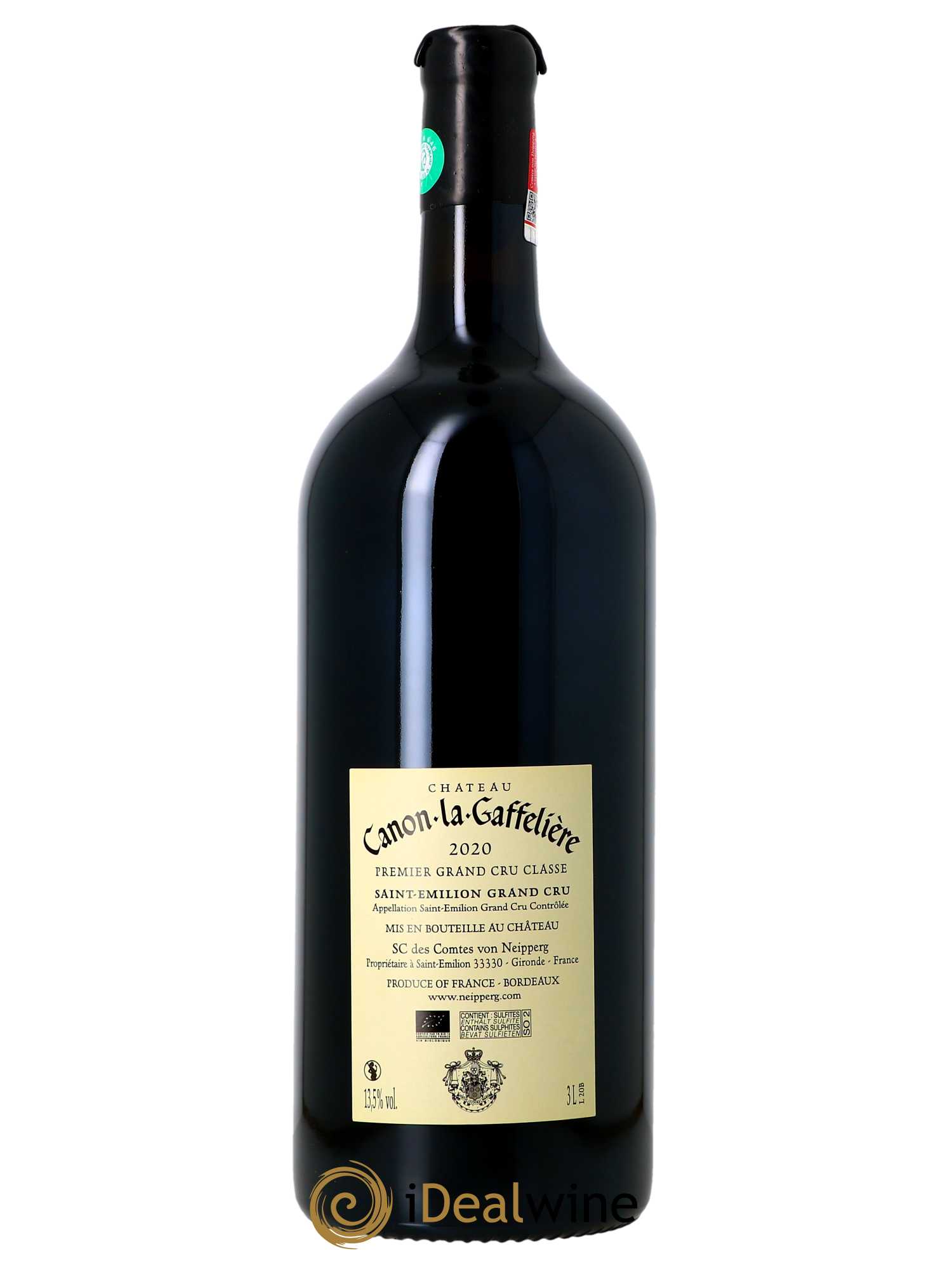 Château Canon la Gaffelière 1er Grand Cru Classé B (OWC if 6 DMG) 2020 - Lot of 1 double magnum - 1