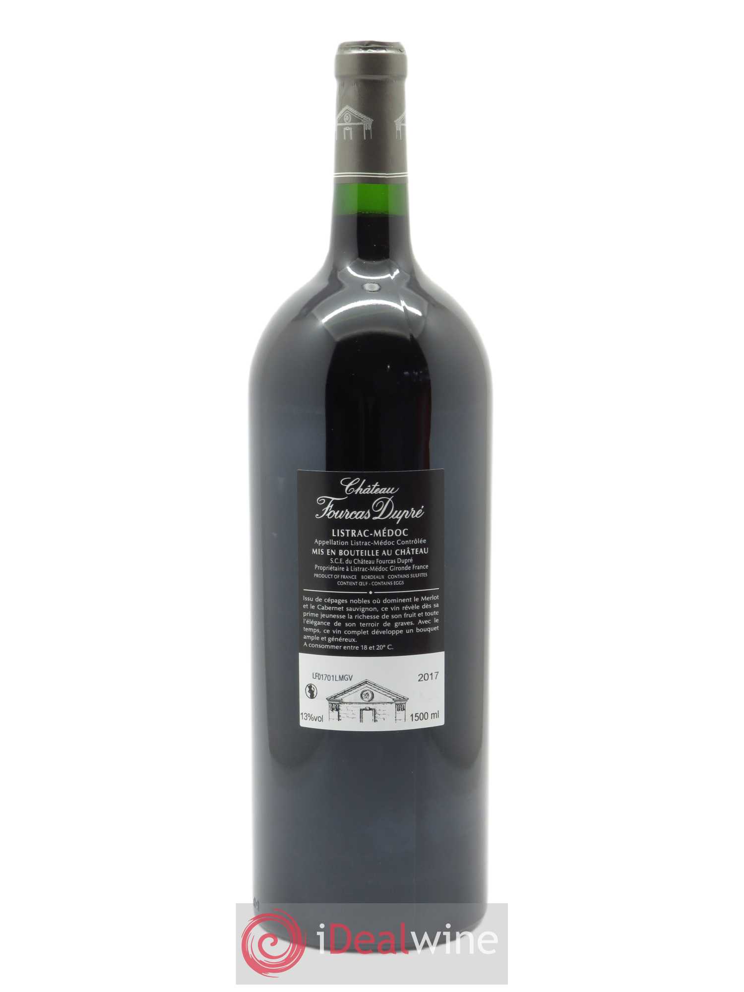 Château Fourcas Dupré 2017 - Lot of 1 magnum - 1