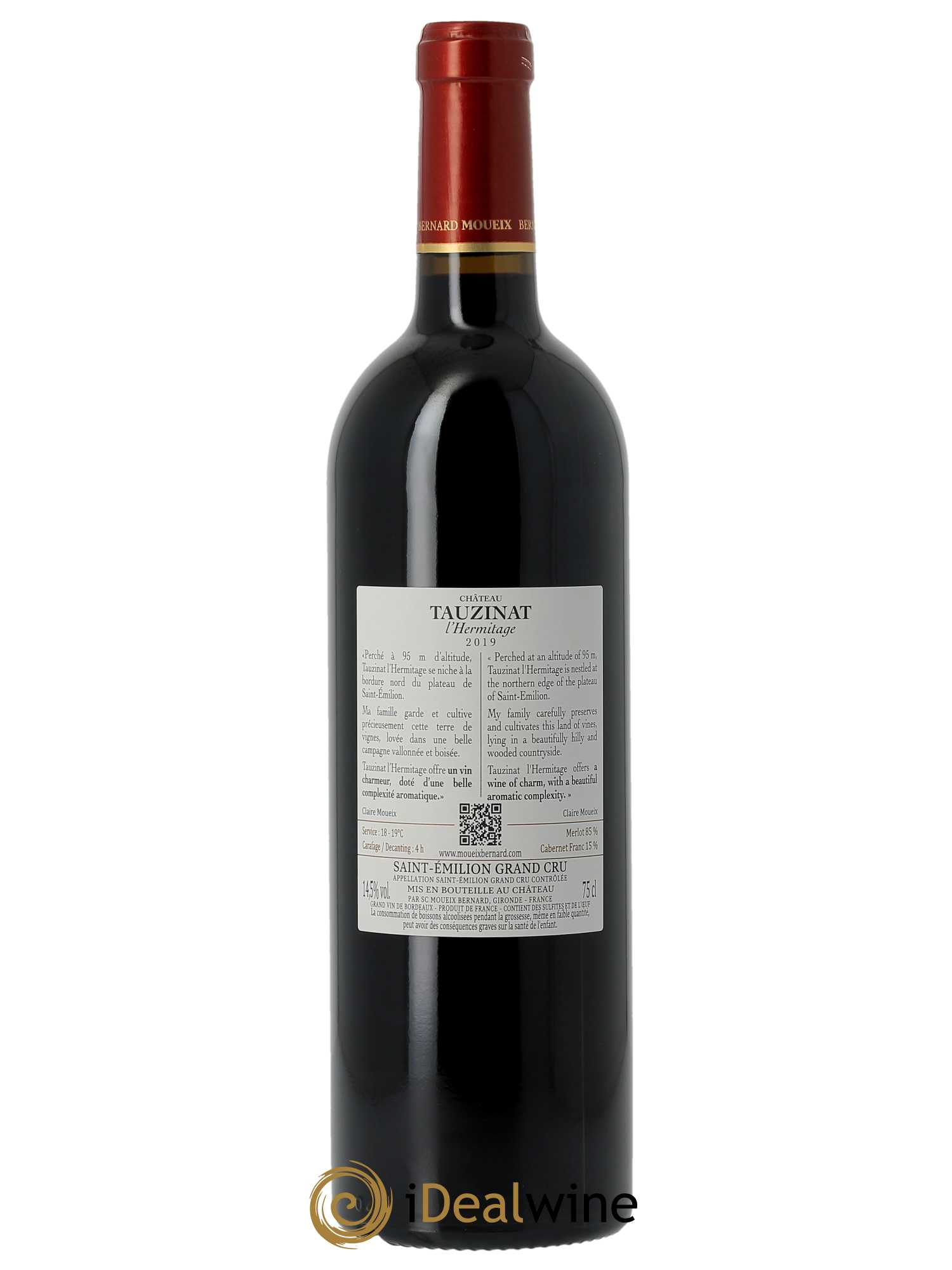 Château Tauzinat-l'Hermitage 2019 - Lot of 1 bottle - 1