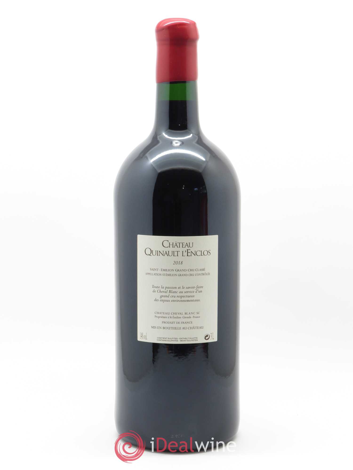 Château Quinault L'Enclos 2018 - Lot de 1 double magnum - 1