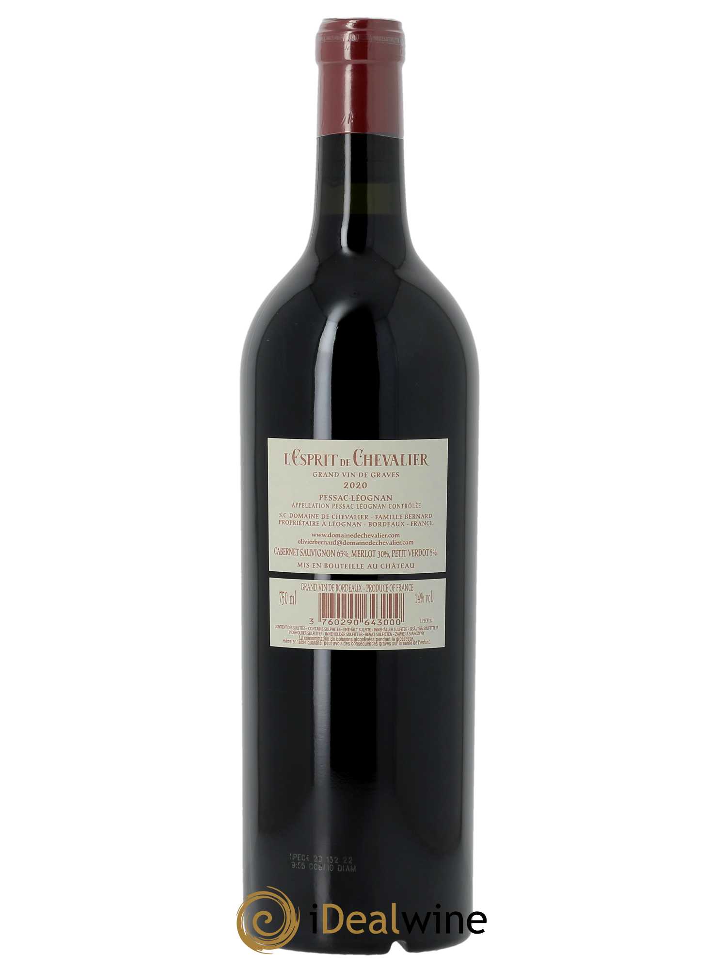 Esprit de Chevalier Second Vin 2020 - Posten von 1 Flasche - 1