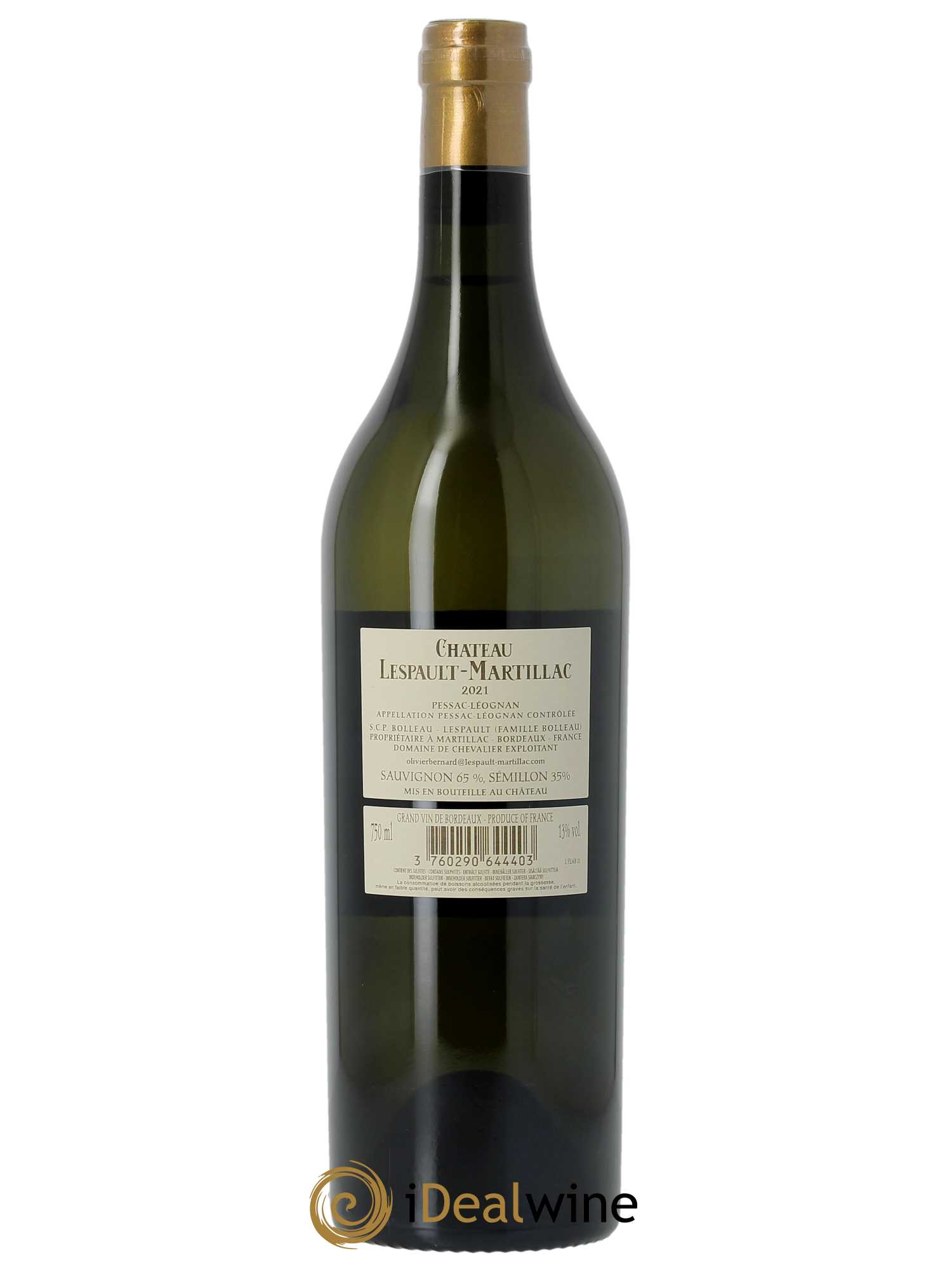 Château Lespault-Martillac 2021 - Posten von 1 Flasche - 1