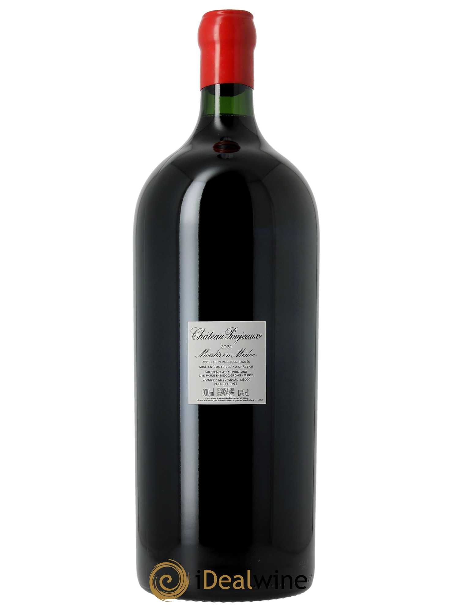 Château Poujeaux 2021 - Posten von 1 Imperiale - 2