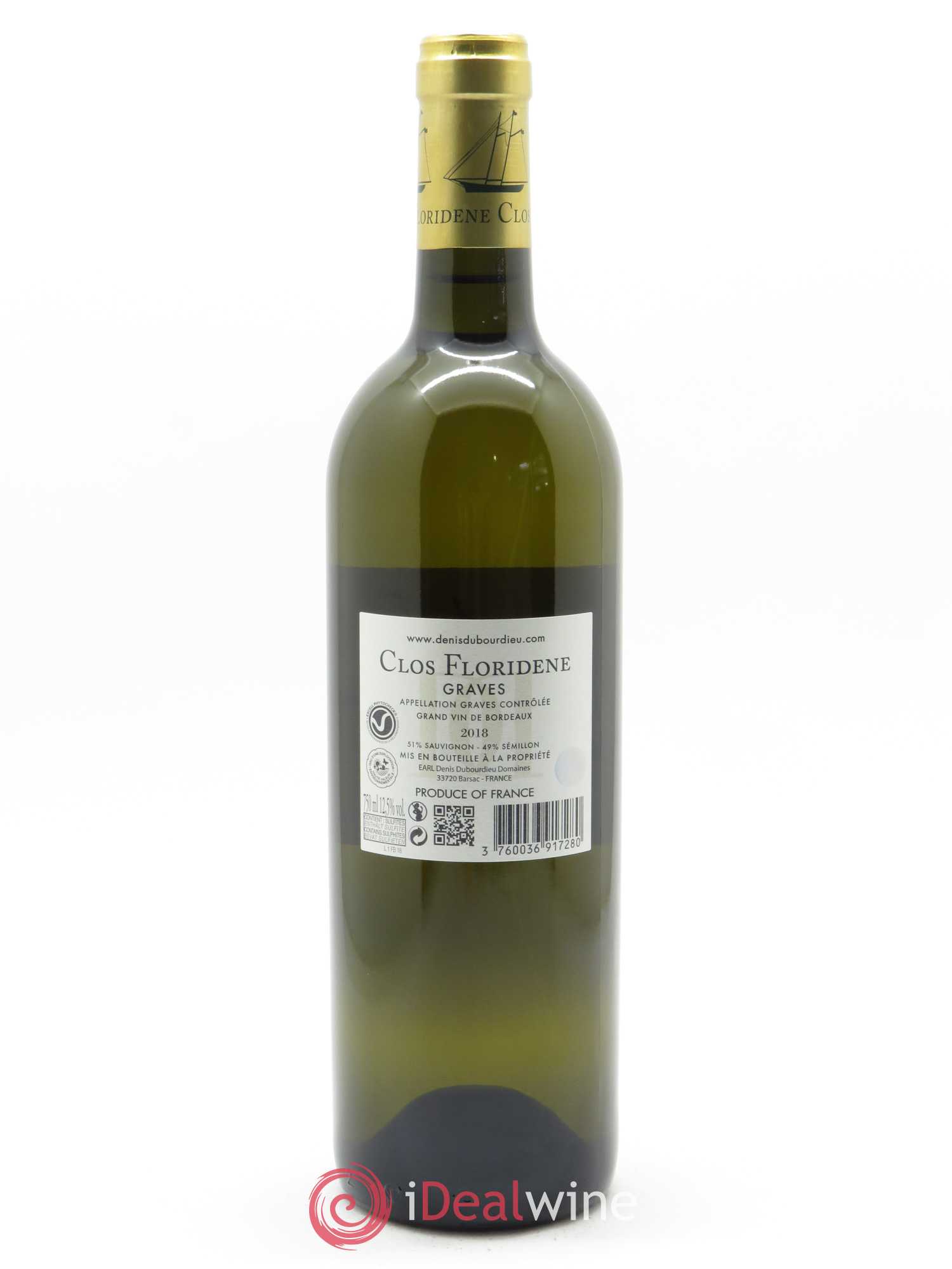 Clos Floridène 2018 - Lot de 1 bouteille - 1