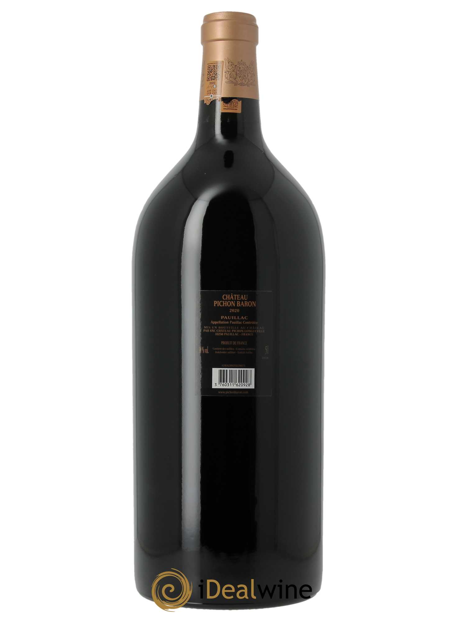 Pichon Longueville Baron 2ème Grand Cru Classé 2020 - Lot de 1 jeroboam - 1