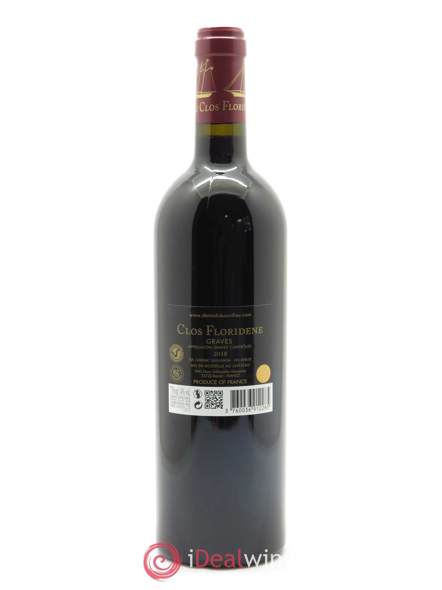 Clos Floridène 2018 - Posten von 1 Flasche - 1