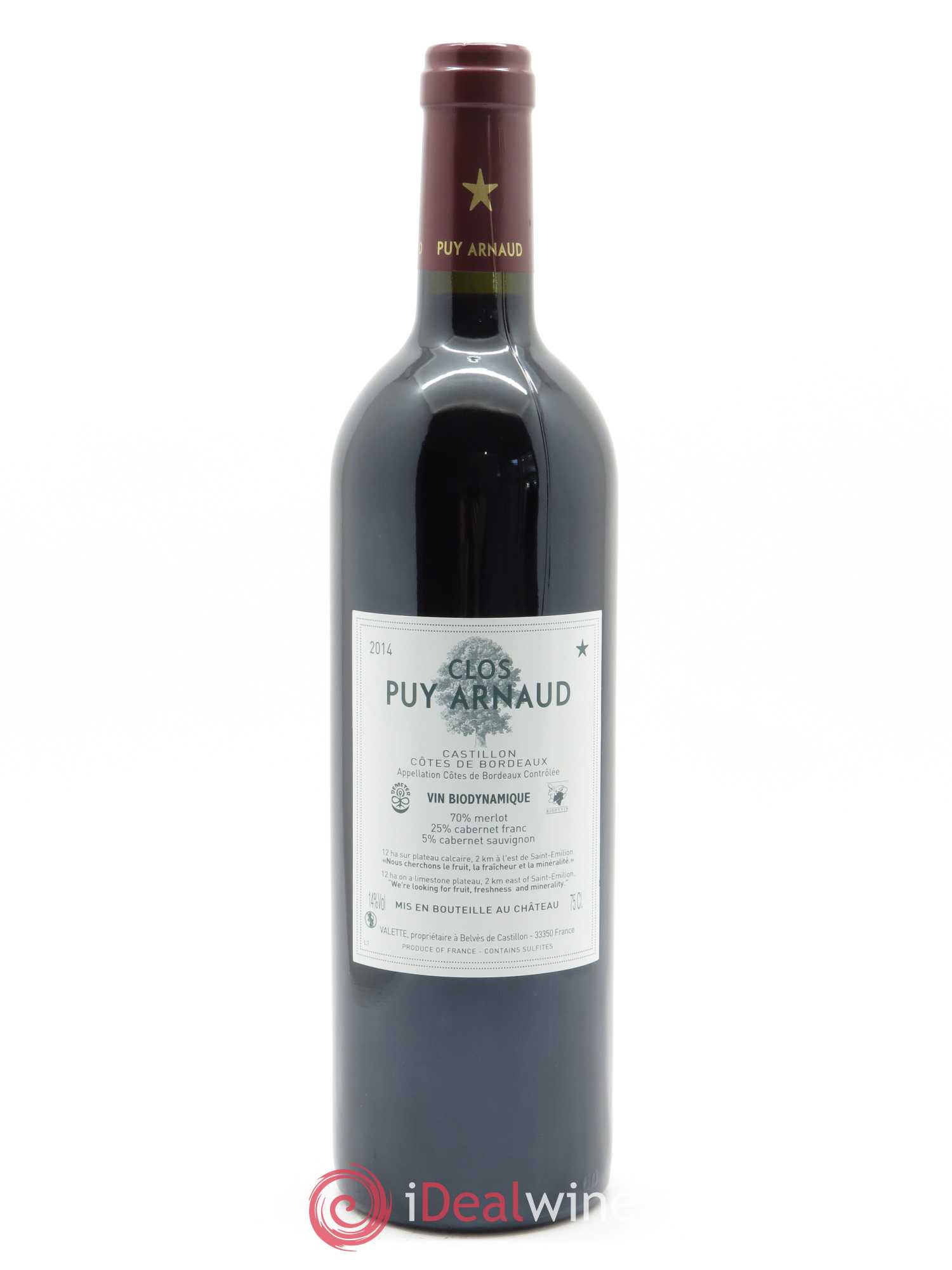 Clos Puy Arnaud 2014 - Lot de 1 bouteille - 1
