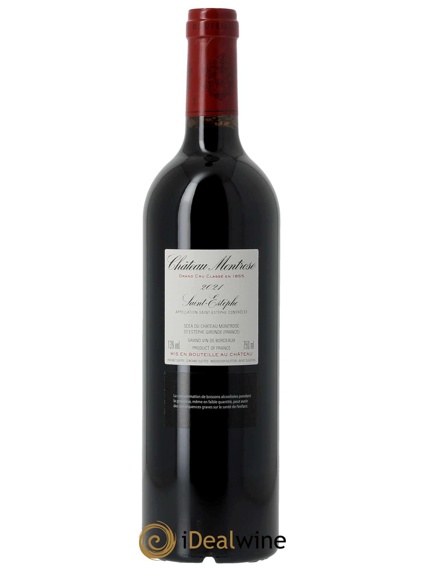Château Montrose 2ème Grand Cru Classé (Original-holzkiste ab 6 Fl.) 2021 - Posten von 1 Flasche - 1