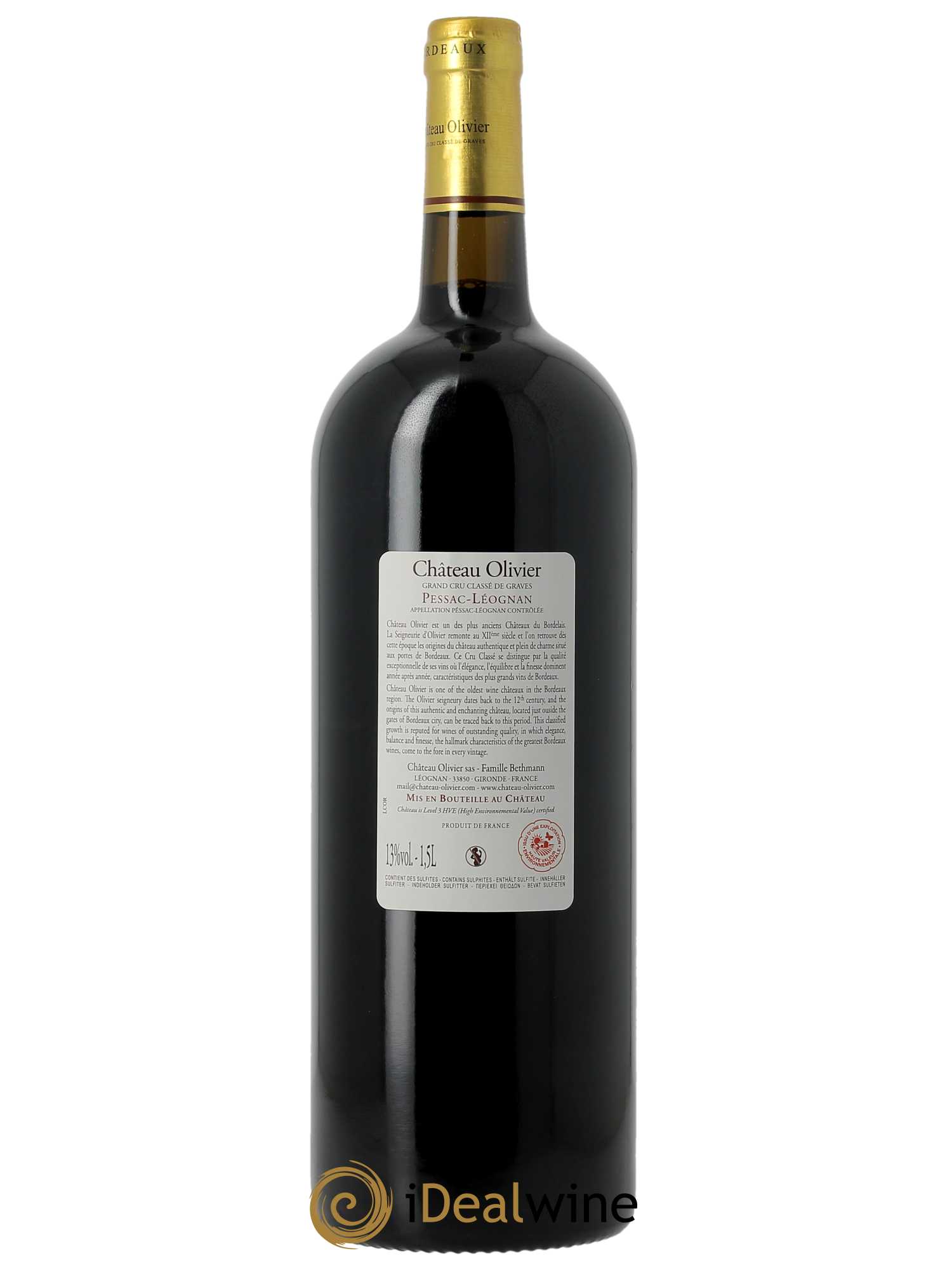 Château Olivier Cru Classé de Graves 2021 - Lot de 1 impériale - 2