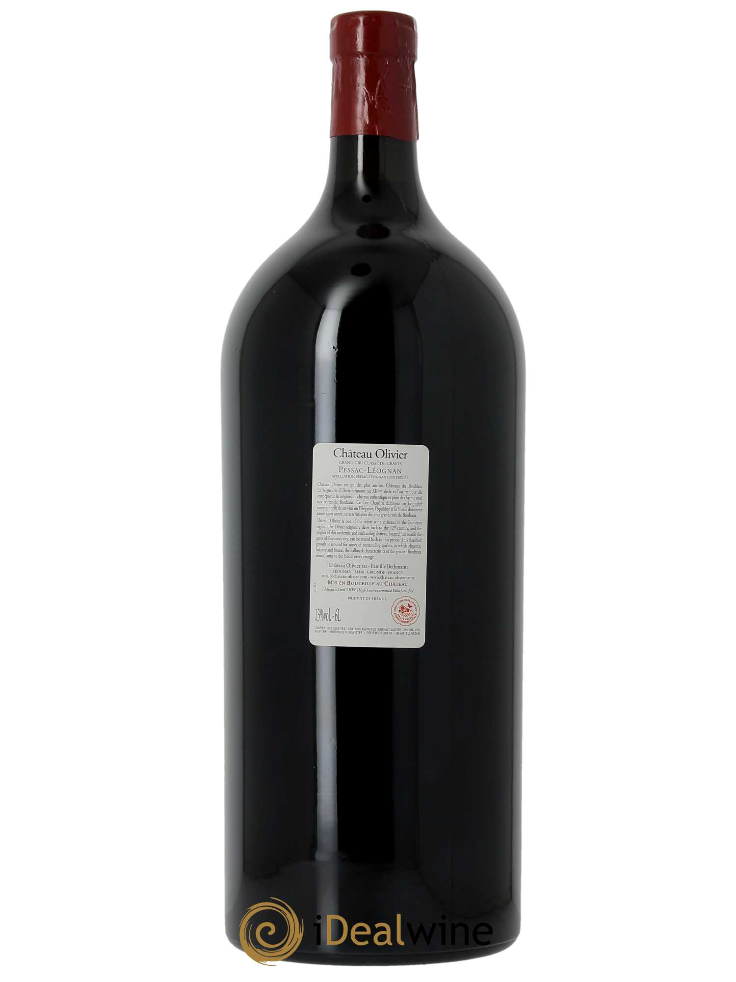 Château Olivier Cru Classé de Graves 2021 - Lot de 1 impériale - 0