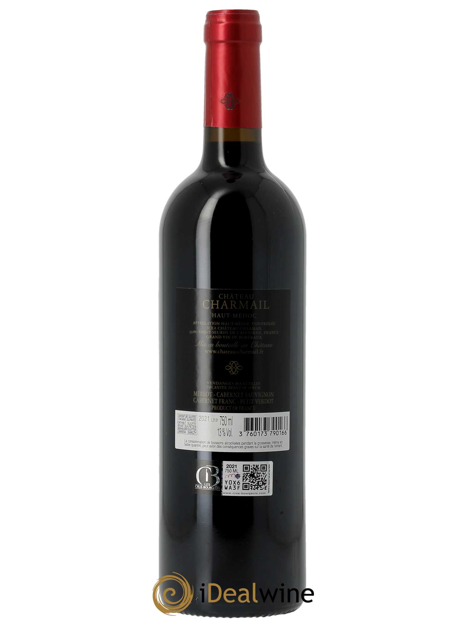 Château Charmail Cru Bourgeois 2021 - Lot of 1 bottle - 1