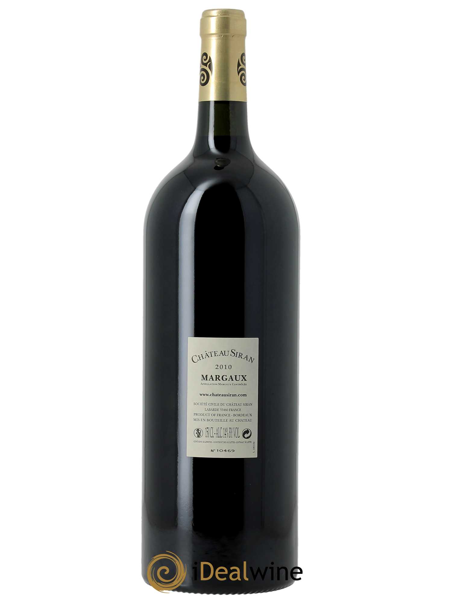 Château Siran 2010 - Lot de 1 magnum - 2