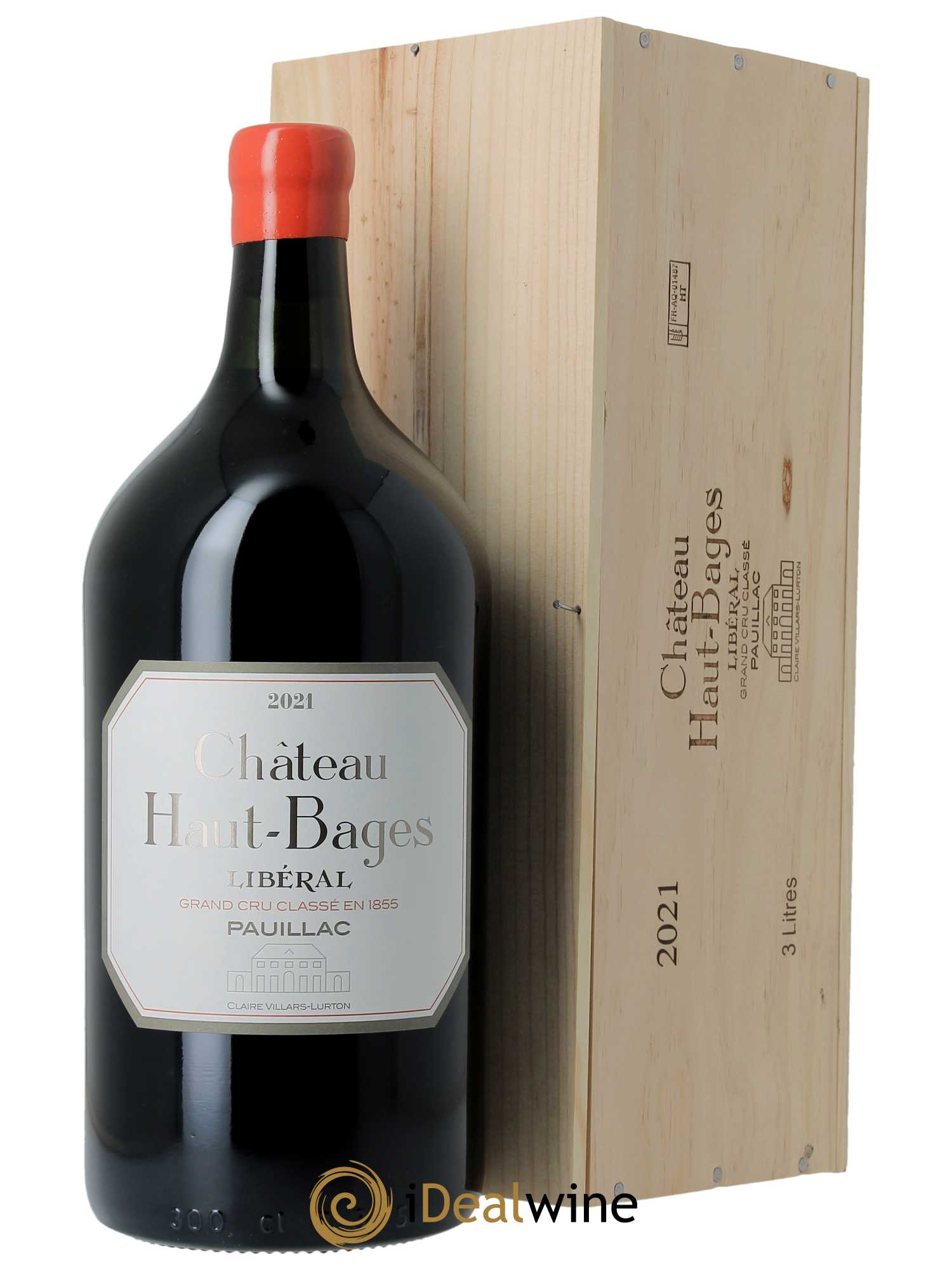 Château Haut Bages Libéral 5ème Grand Cru Classé 2021 - Lot de 1 double magnum - 0
