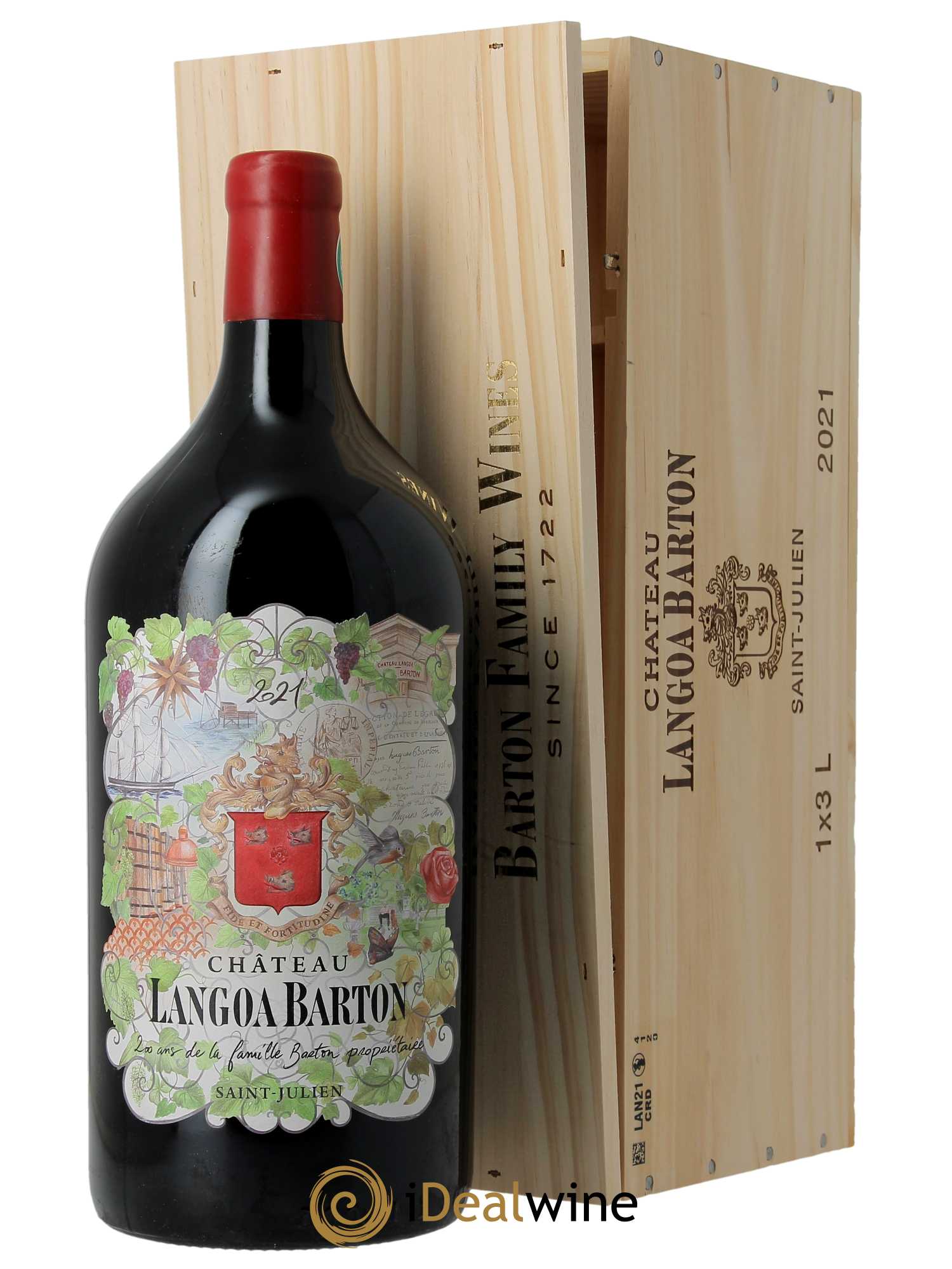 Château Langoa Barton 3ème Grand Cru Classé 2021 - Lot of 1 double magnum - 0