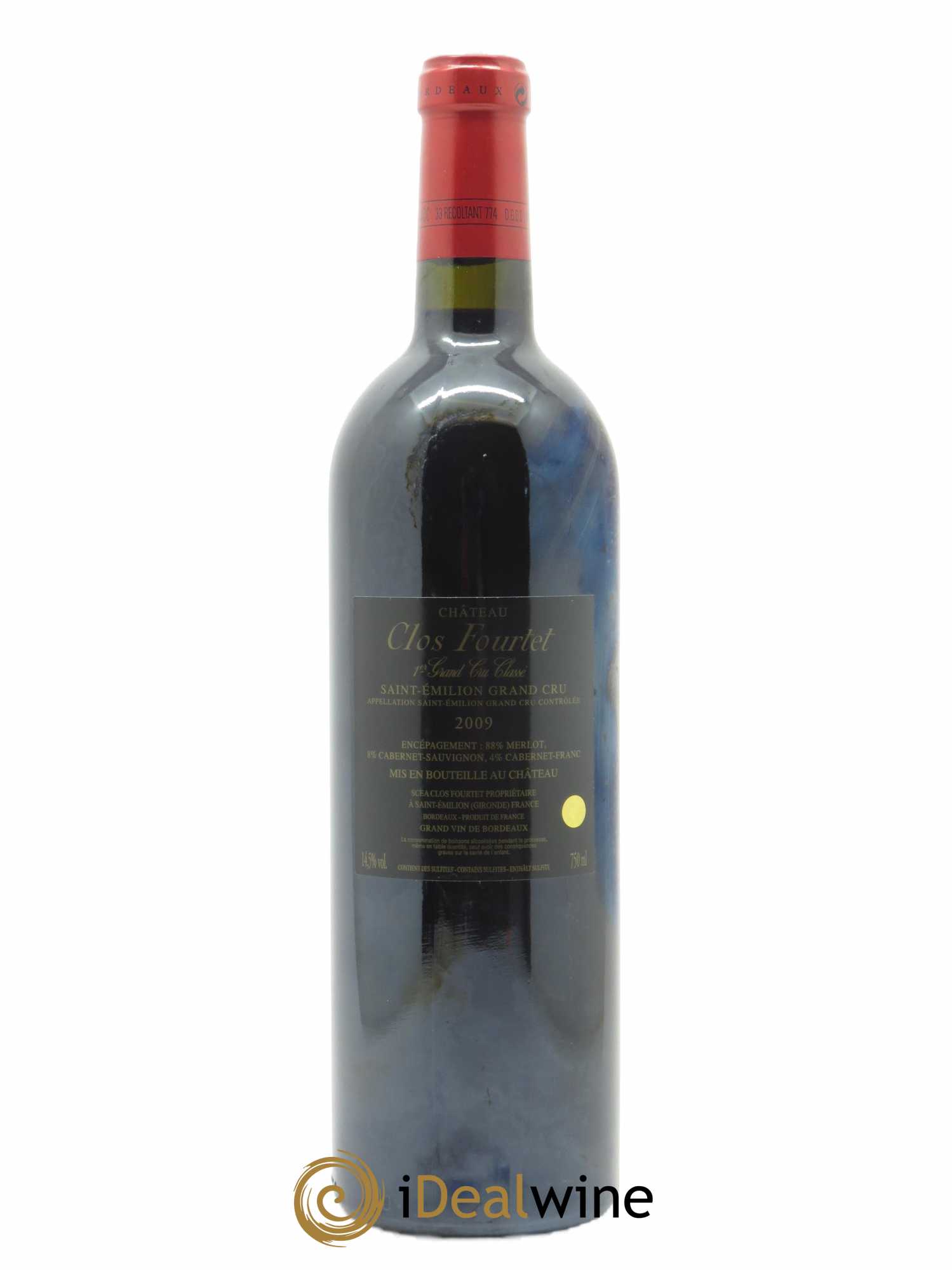 Clos Fourtet 1er Grand Cru Classé B (OWC if 6 bts) 2009 - Lot of 1 bottle - 1