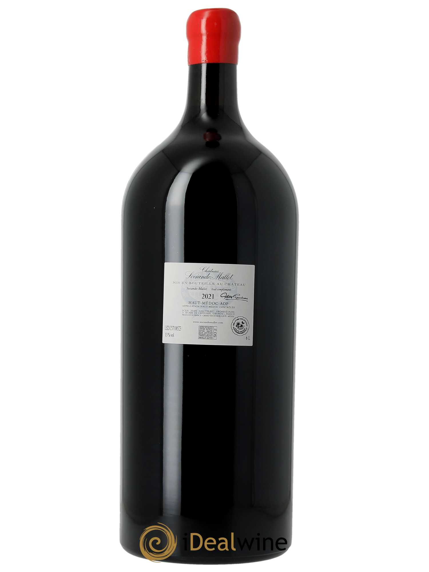 Château Sociando Mallet 2021 - Lot de 1 impériale - 2
