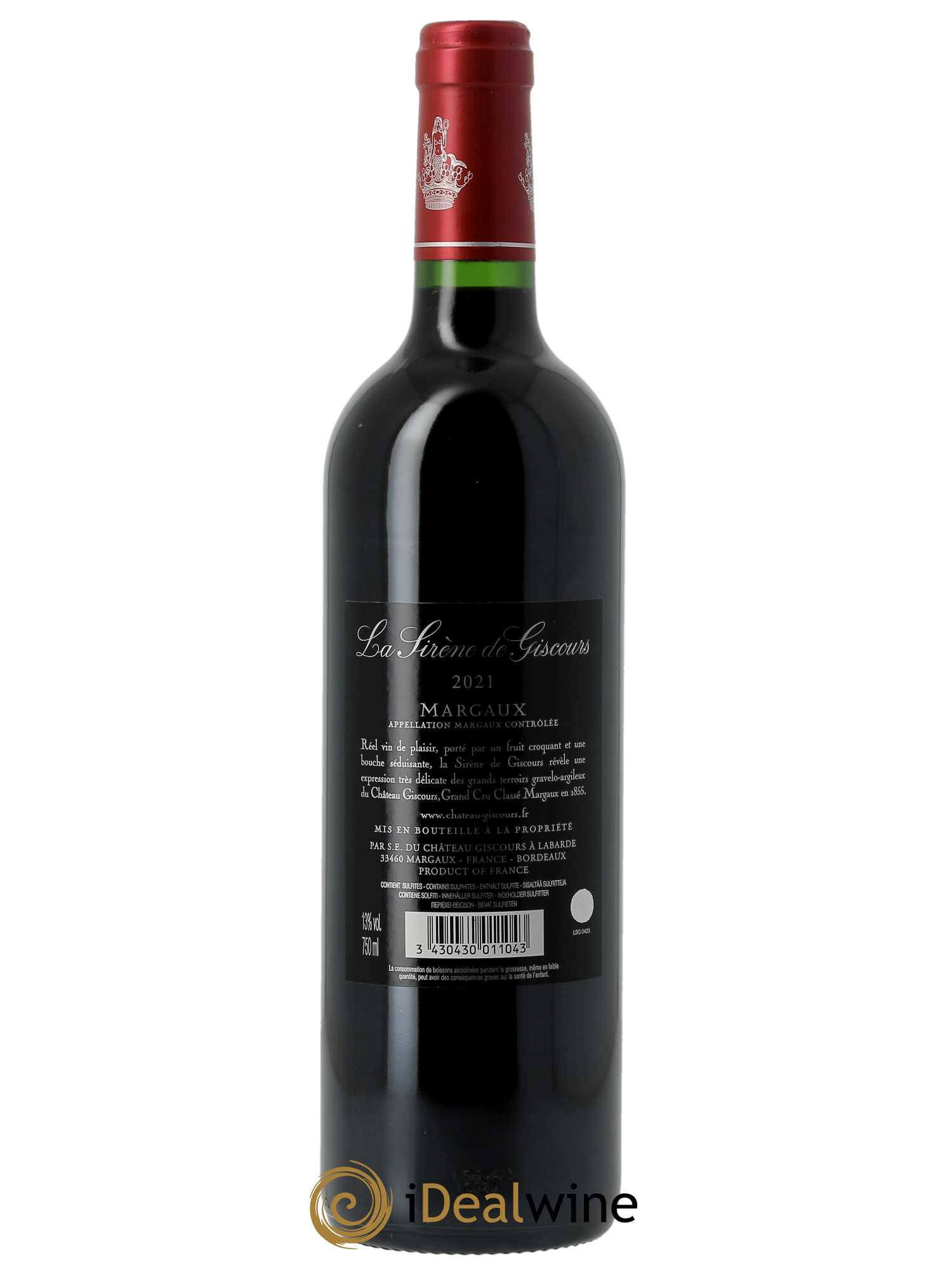 La Sirène de Giscours 2021 - Lot de 1 bouteille - 1