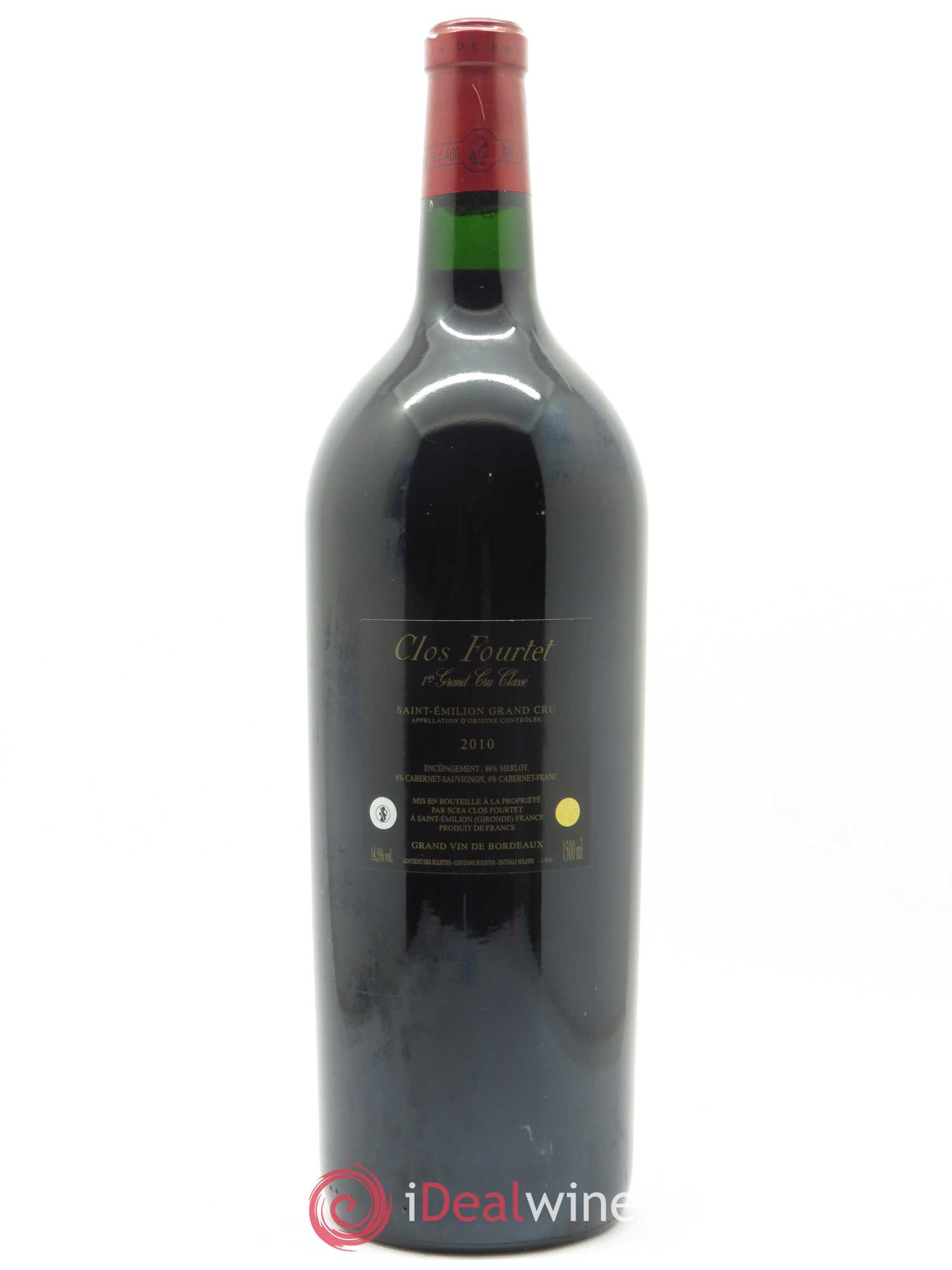 Clos Fourtet 1er Grand Cru Classé B (CBO à partir de 6 mgs) 2010 - Posten von 1 Magnum - 1