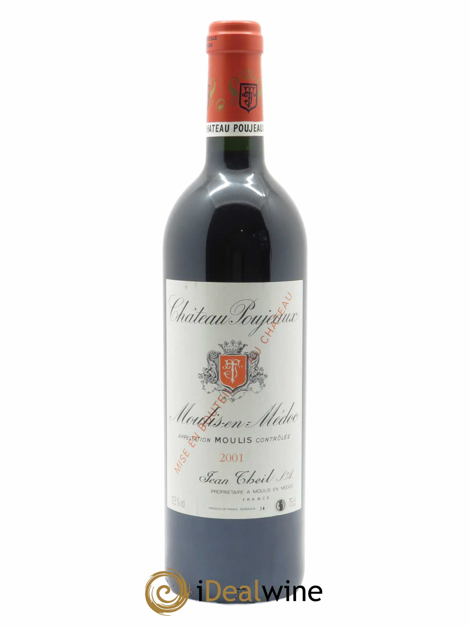 Château Poujeaux 2001 - Lot de 1 bouteille - 0