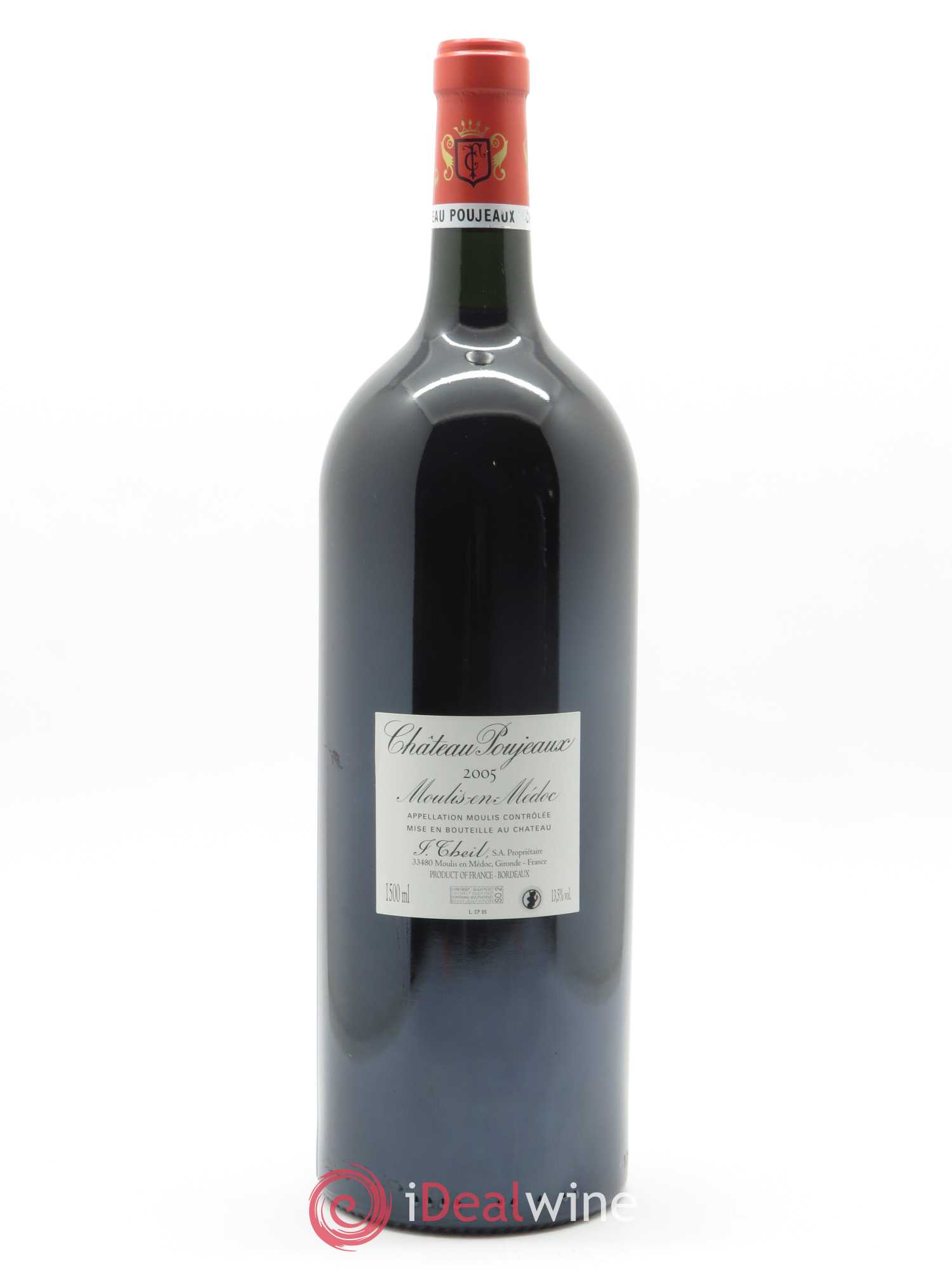 Château Poujeaux (CBO à partir de 6 mgs) 2005 - Lot de 1 magnum - 1