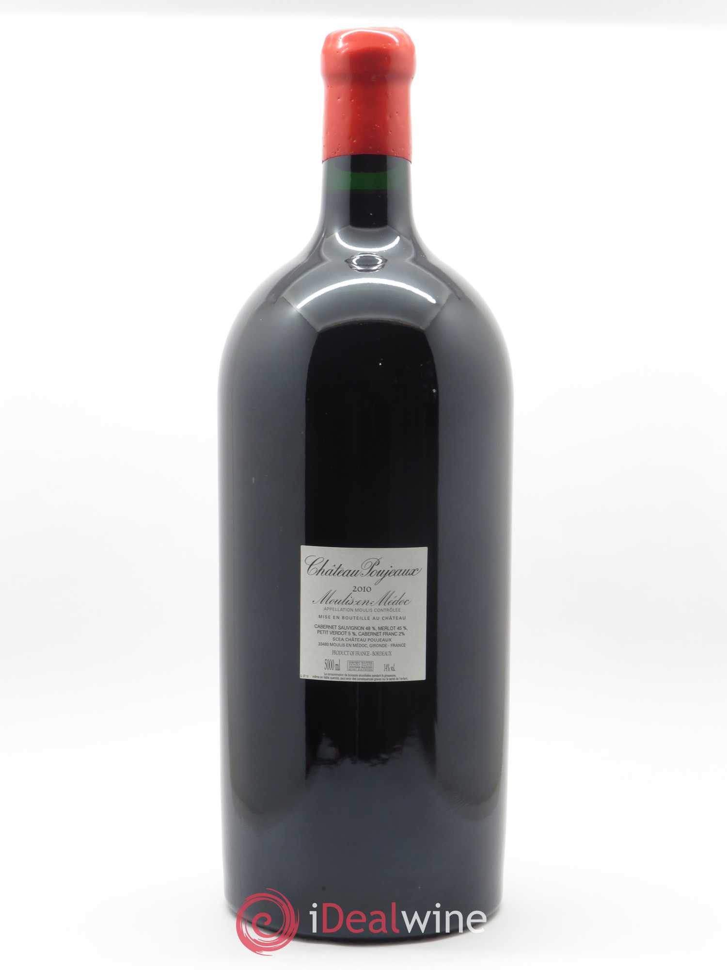 Château Poujeaux 2010 - Lot de 1 jeroboam - 1