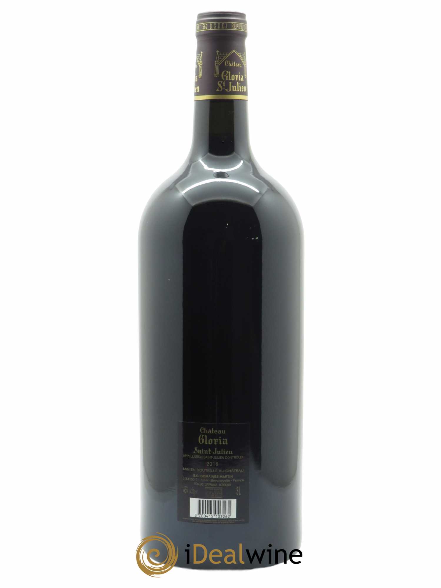 Château Gloria (OWC if by 1 btl) 2018 - Lot of 1 double magnum - 1