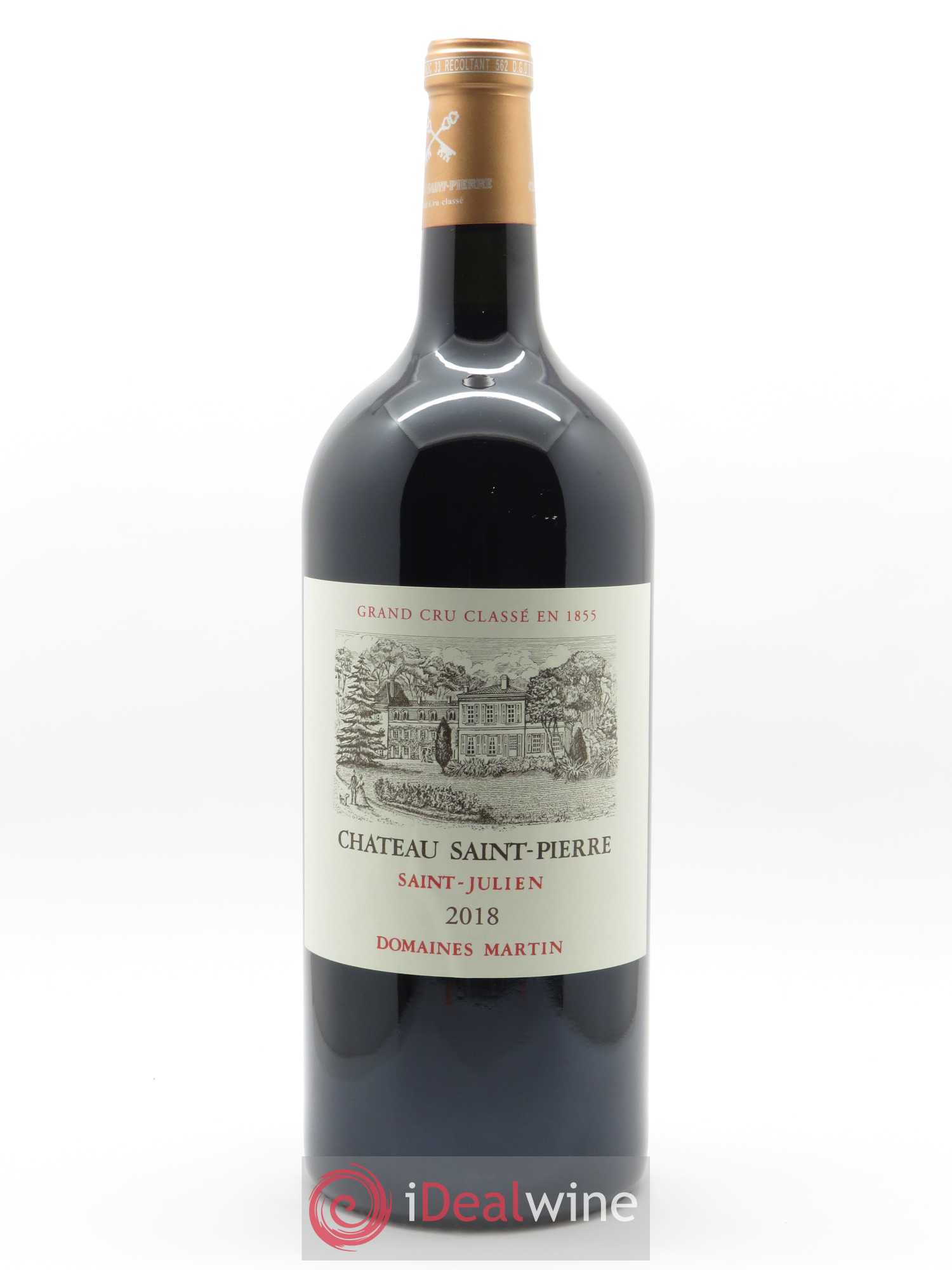 Château Saint-Pierre 4ème Grand Cru Classé 2018 - Lot de 1 double magnum - 0