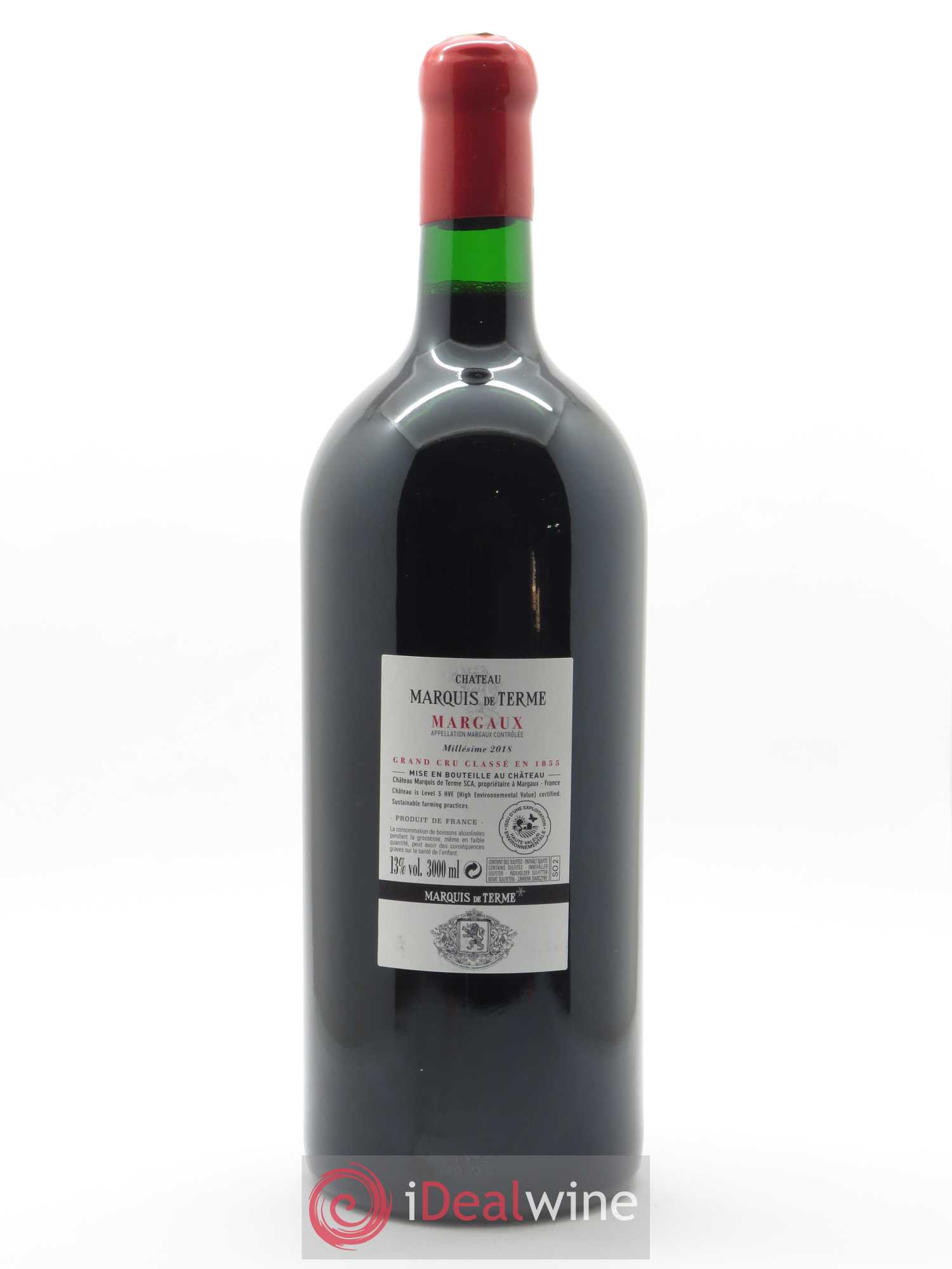 Château Marquis de Terme 4ème Grand Cru Classé 2018 - Lot de 1 double magnum - 1