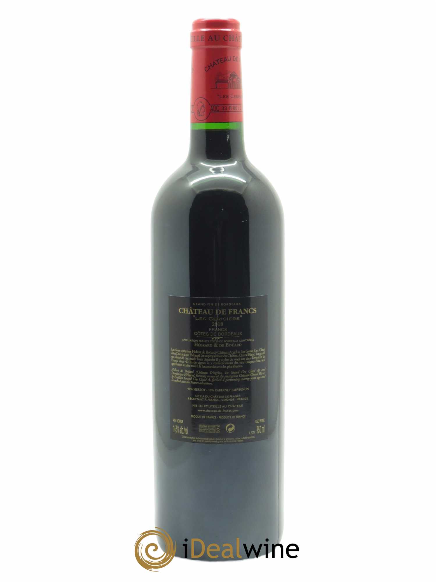 Château de Francs - Les Cerisiers 2018 - Lot de 1 bouteille - 1