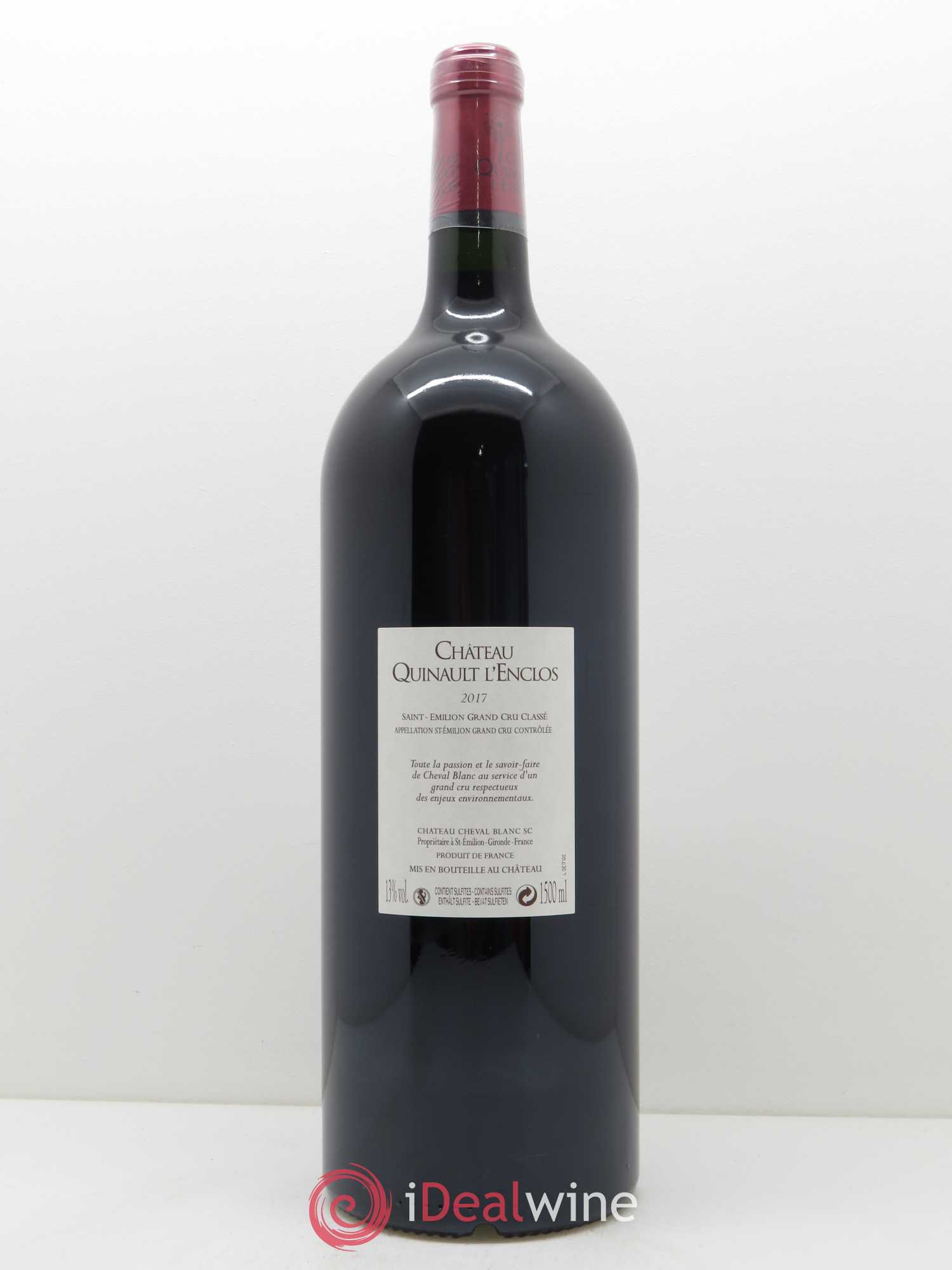 Château Quinault L'Enclos 2017 - Lot de 1 magnum - 1