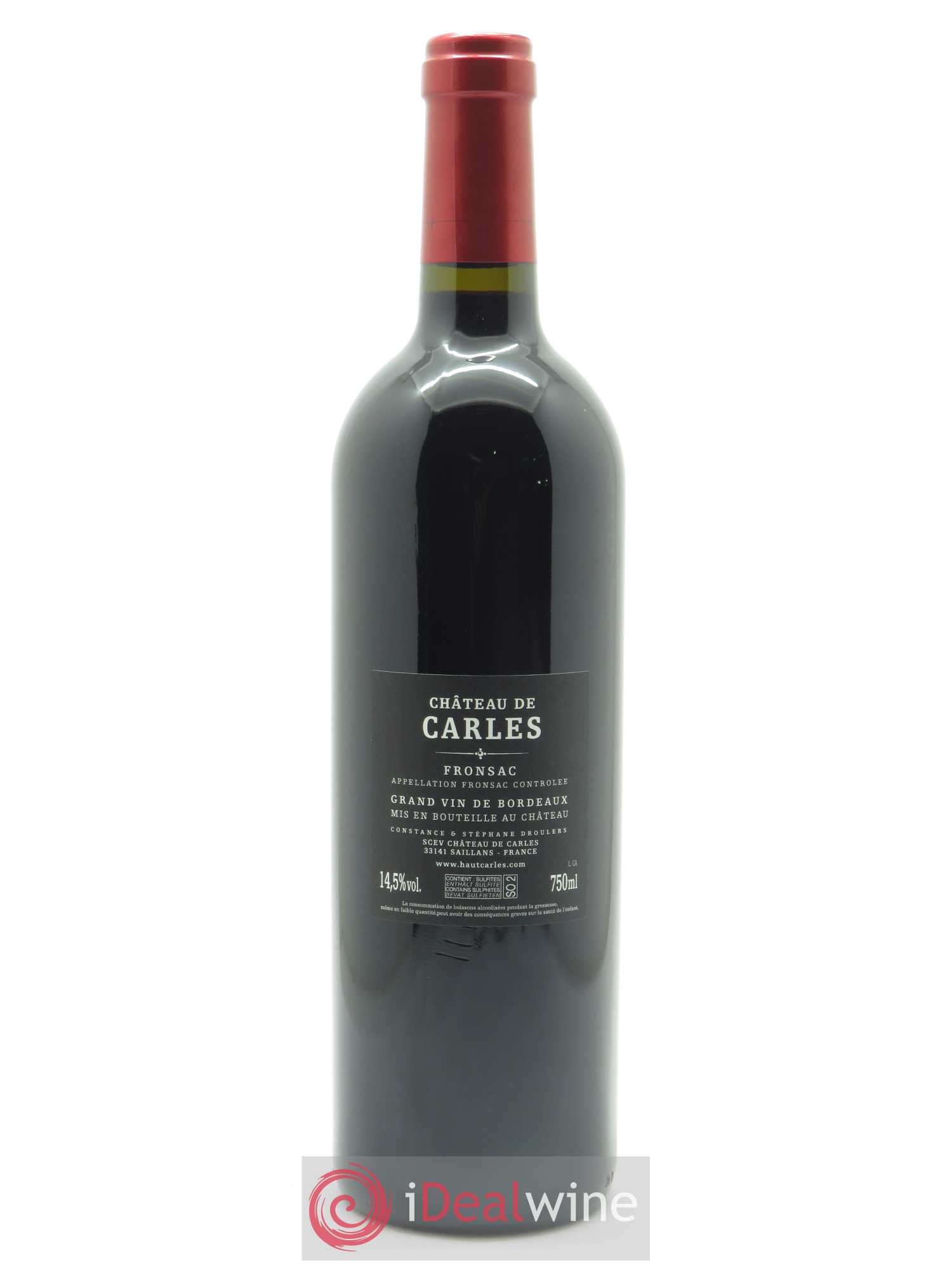 Château de Carles 2018 - Lot de 1 bouteille - 1