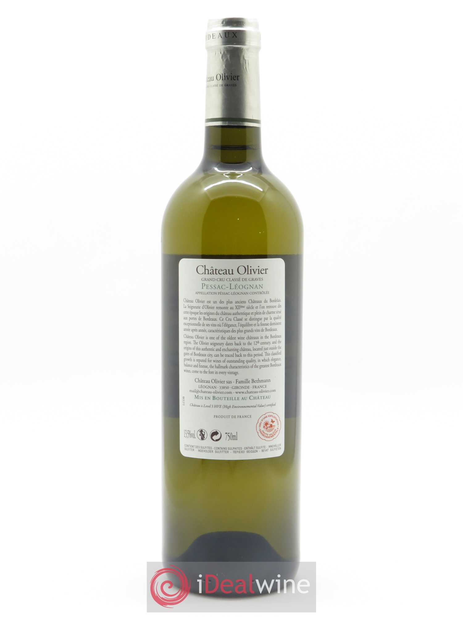 Château Olivier Cru Classé de Graves (OWC if 6 bts) 2018 - Lot of 1 bottle - 1