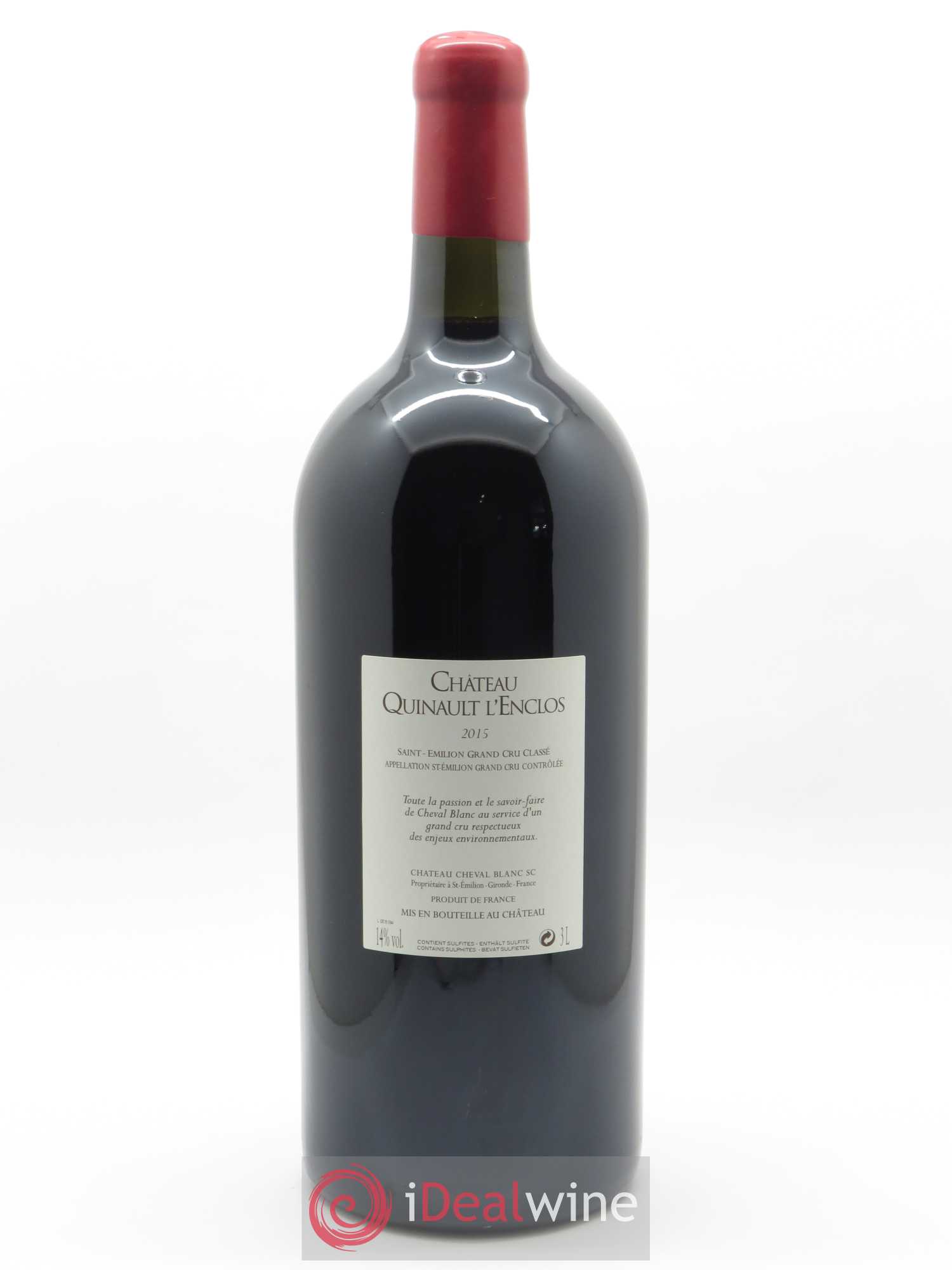 Château Quinault L'Enclos 2015 - Lot de 1 double magnum - 1