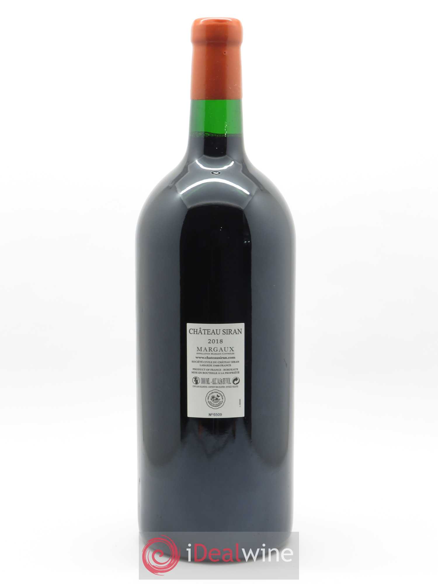 Château Siran 2018 - Lot de 1 double magnum - 1