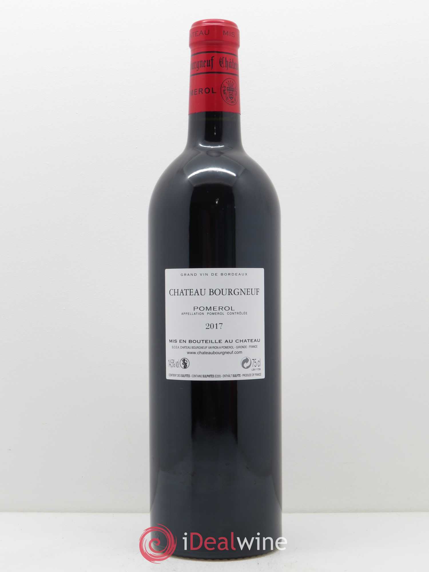 Château Bourgneuf (CBO à partir de 6 bts) 2017 - Lot de 1 bouteille - 1
