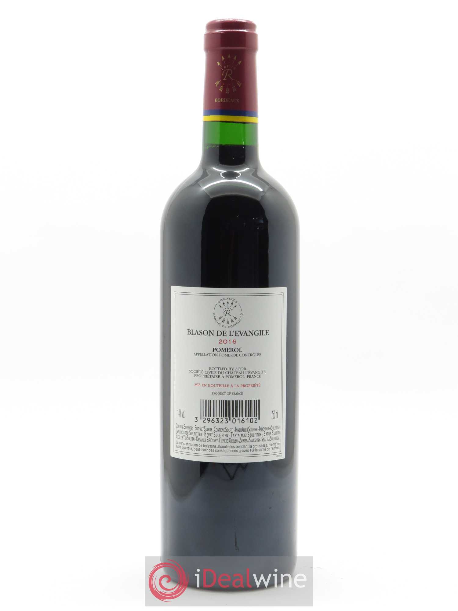 Blason de l'Evangile 2016 - Lot de 1 bouteille - 1